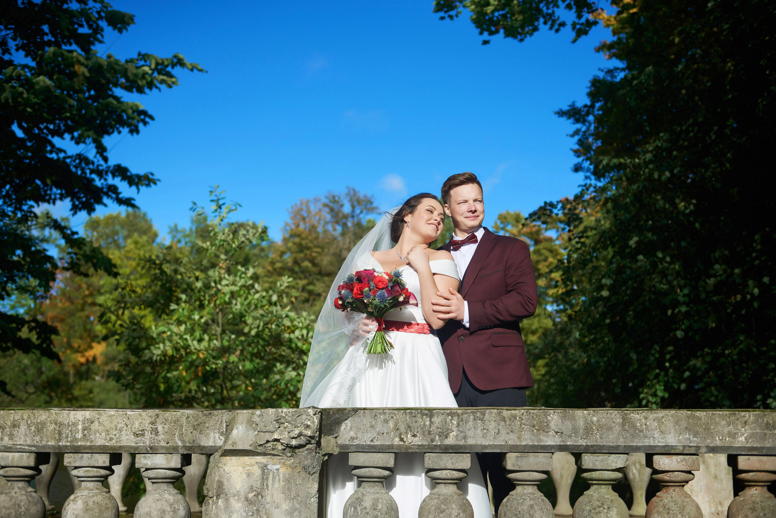 Ангелина и Сергей (фотосессия в осеннем Пушкине). Портретный, семейный и свадебный фотограф в Санкт-Петербурге и в Пушкине Ширяев Денис