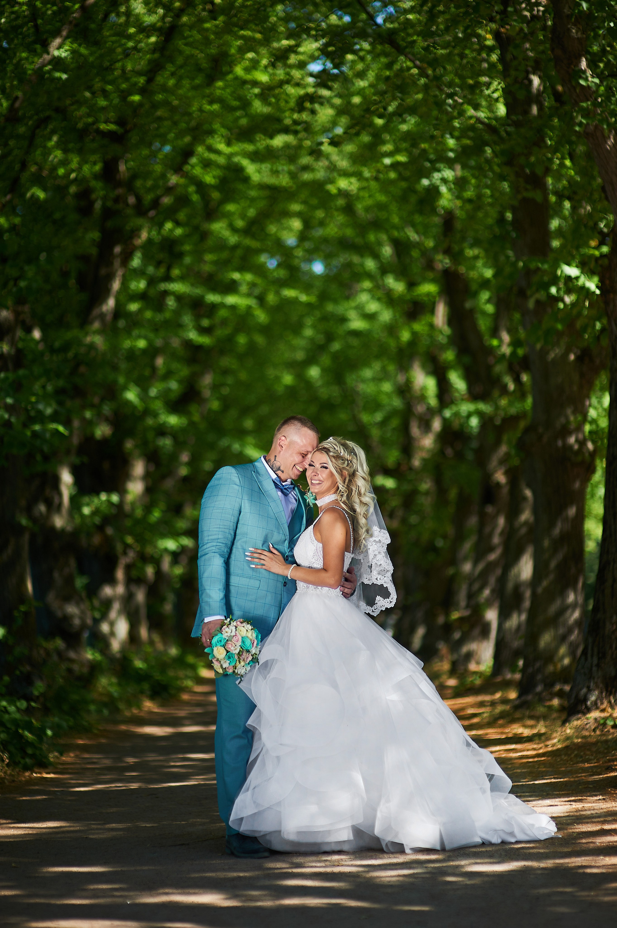 Свадебная прогулка в Петергофе. Портретный, семейный и свадебный фотограф в Санкт-Петербурге и в Пушкине Ширяев Денис
