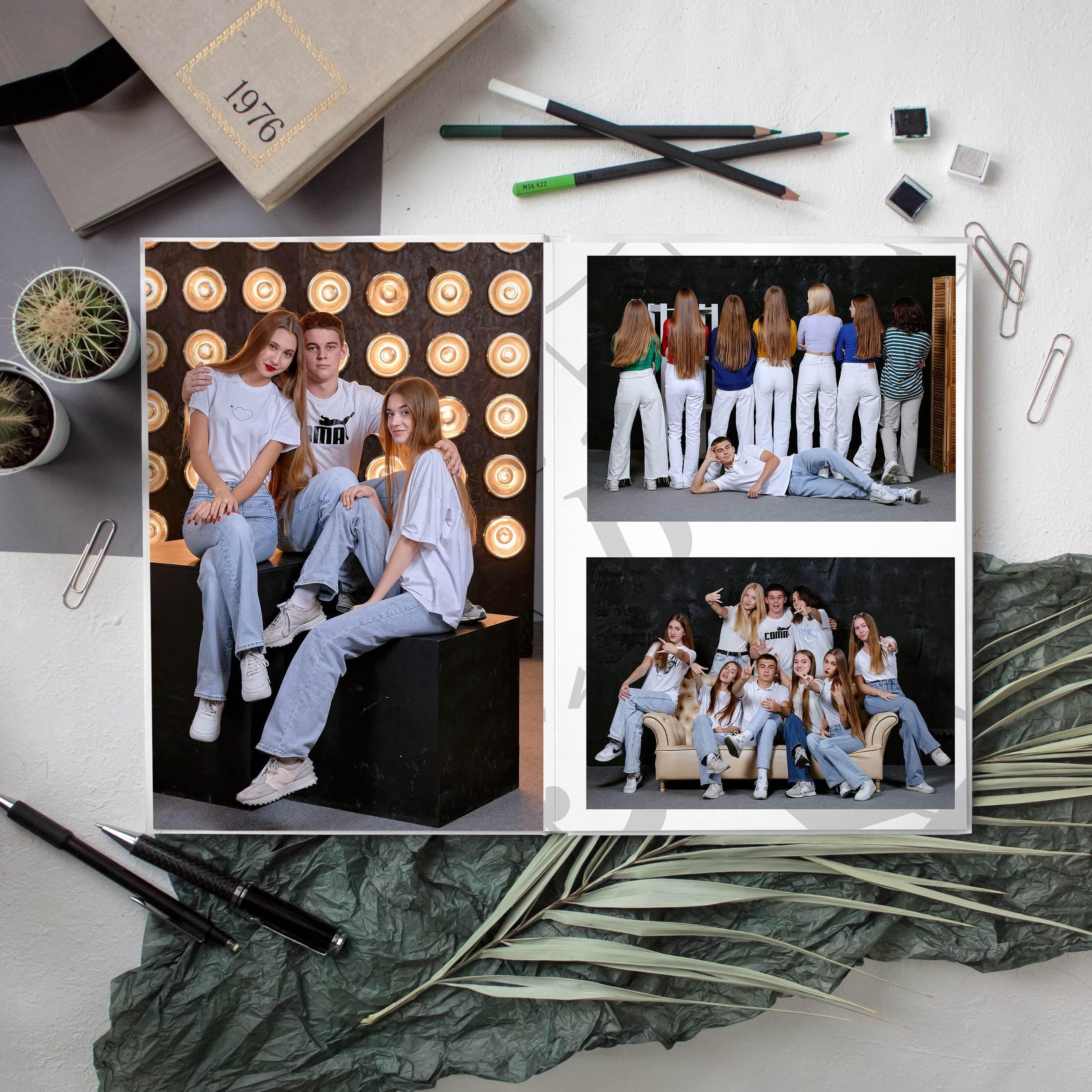 Выпускной Альбом Таганрог 10 разворотов. Фотограф Выпускные альбомы Таганрог Сергей Коробченко