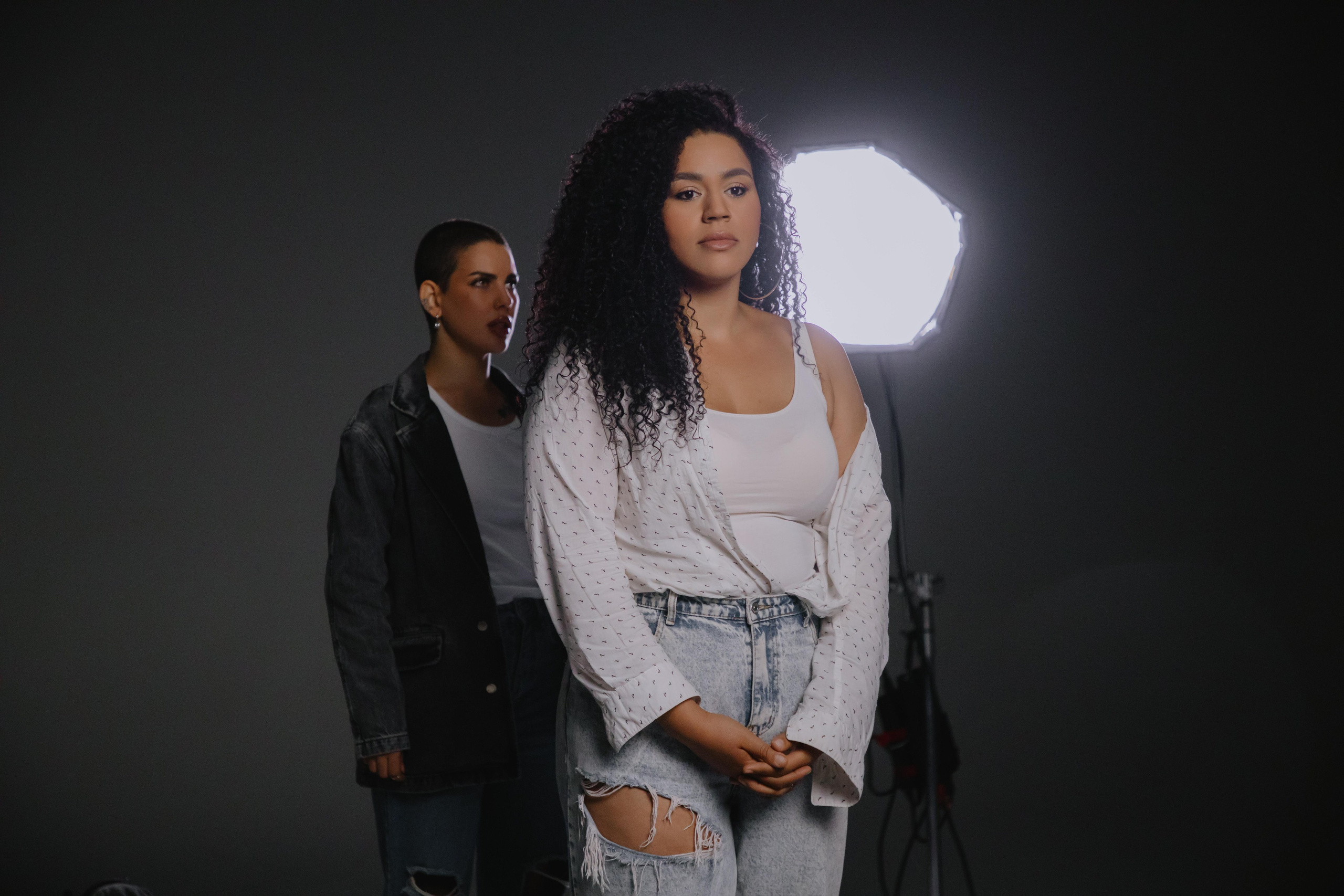 Съемка клипа Юлианны Карауловой и Бьянки. Фотограф в Москве и Санкт-Петербурге Дарина