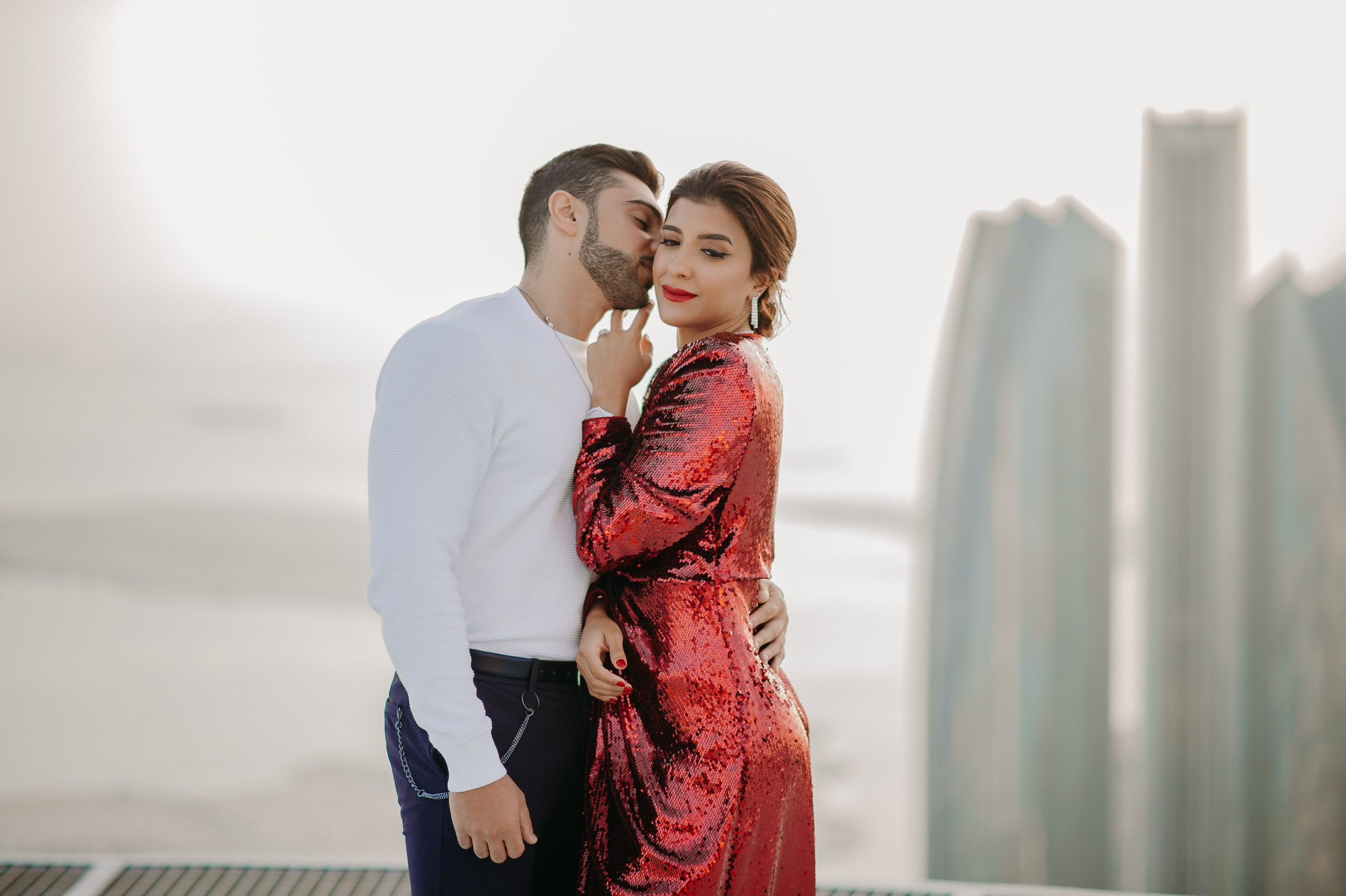 Love Story на высоте (Абу Даби). Фотограф в Москве и Санкт-Петербурге Дарина