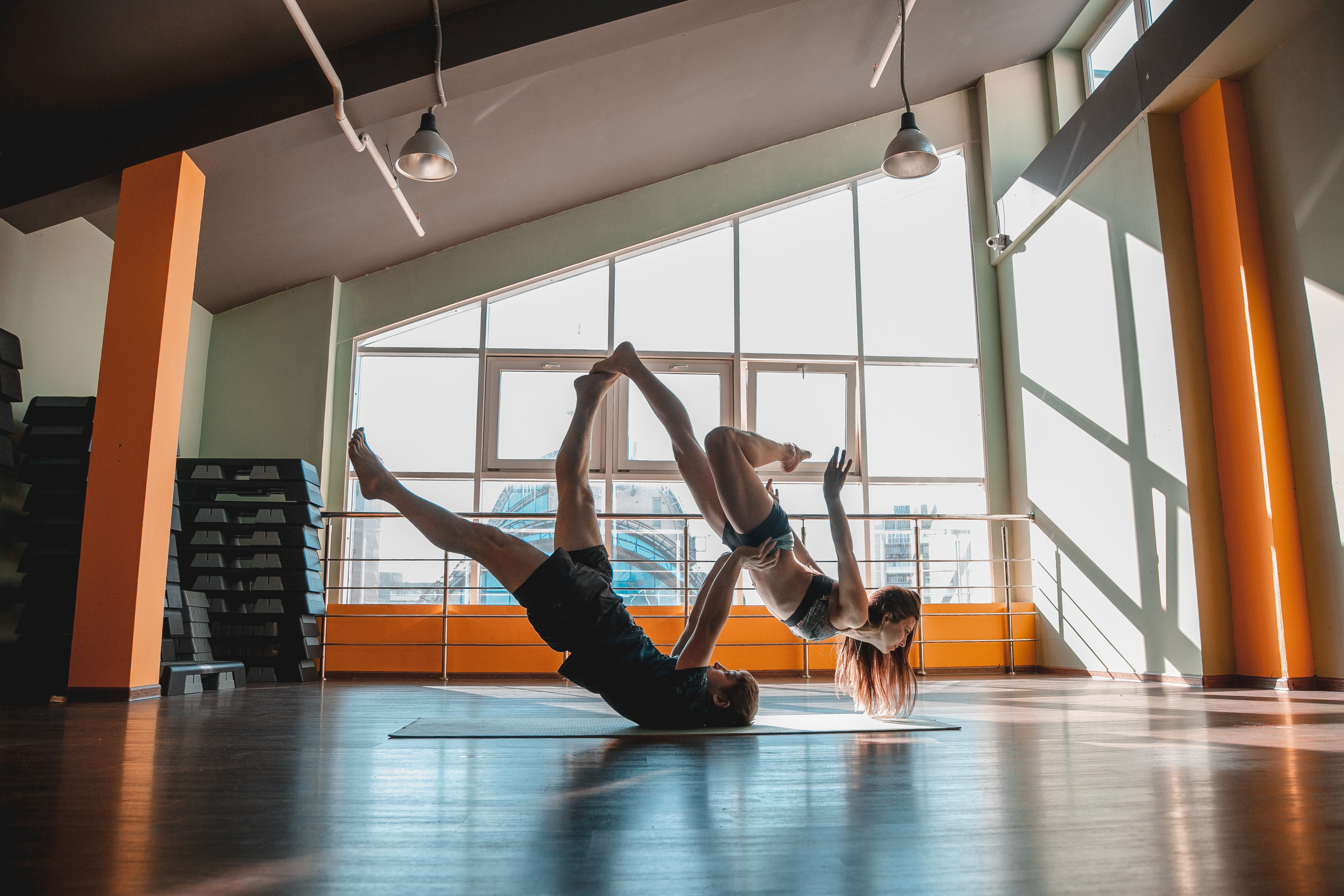 Акройога. Фотография