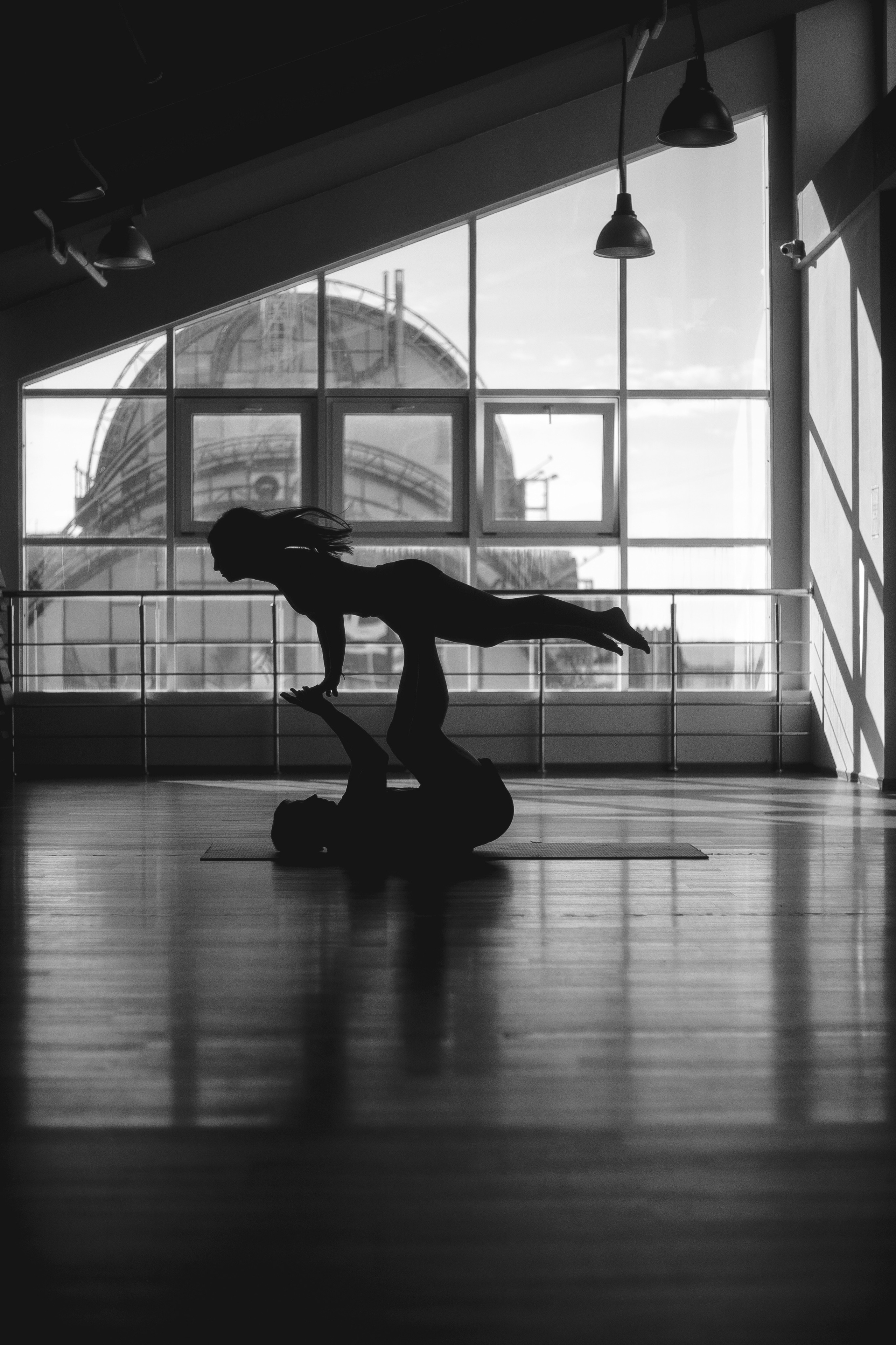 Акройога. Фотография