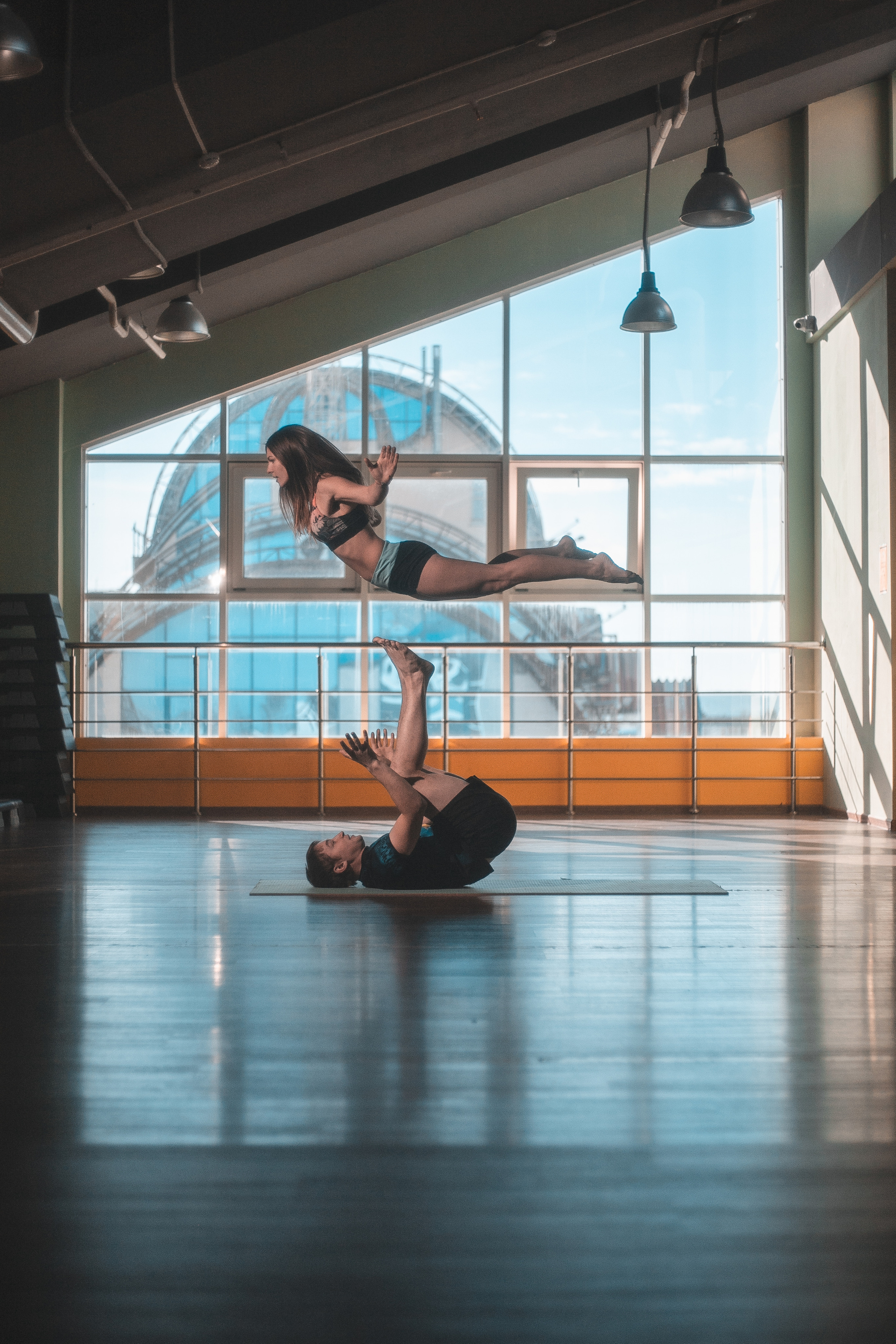 Акройога. Фотография