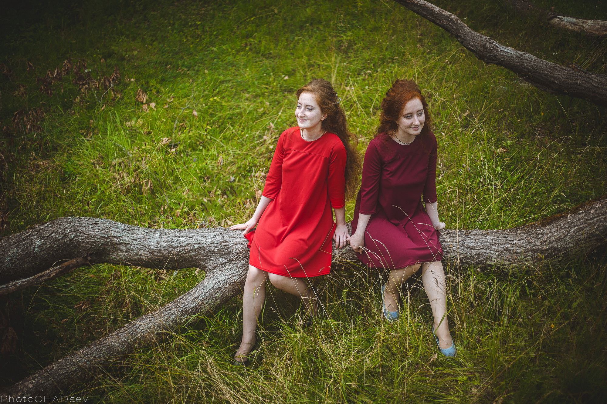 Две сестры. Фотография