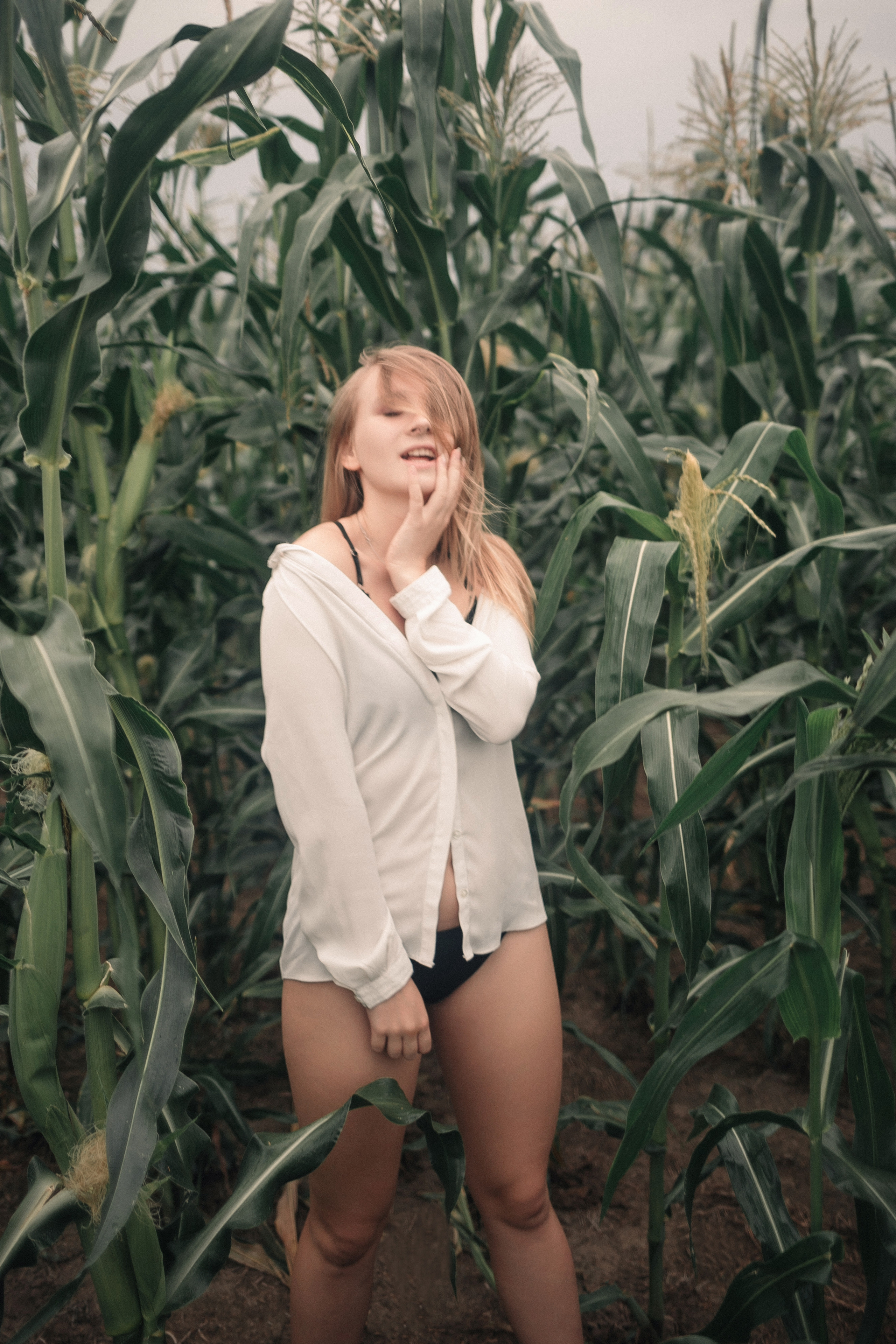 Съемка в кукурузе. Фотография