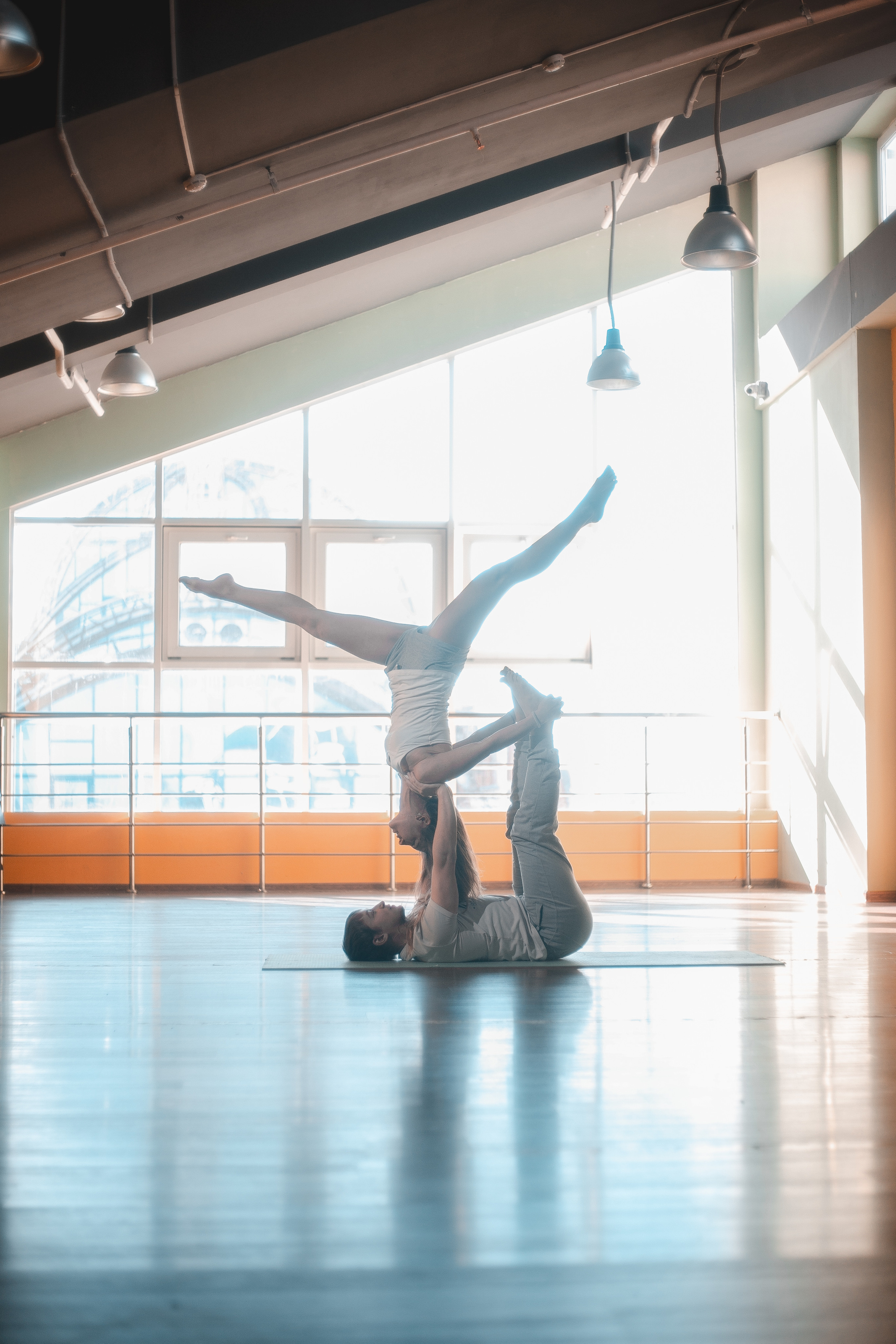 Акройога. Фотография