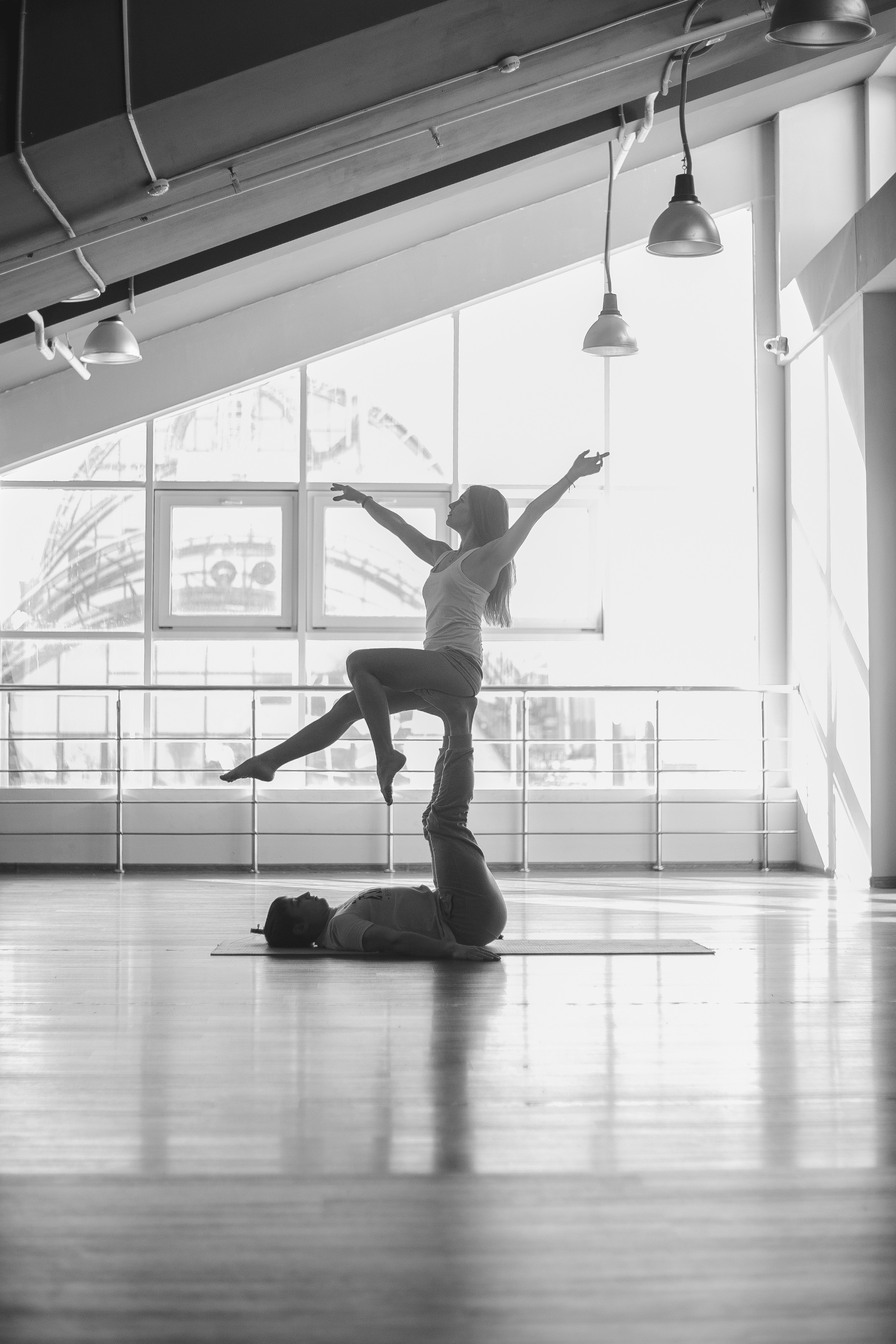 Акройога. Фотография