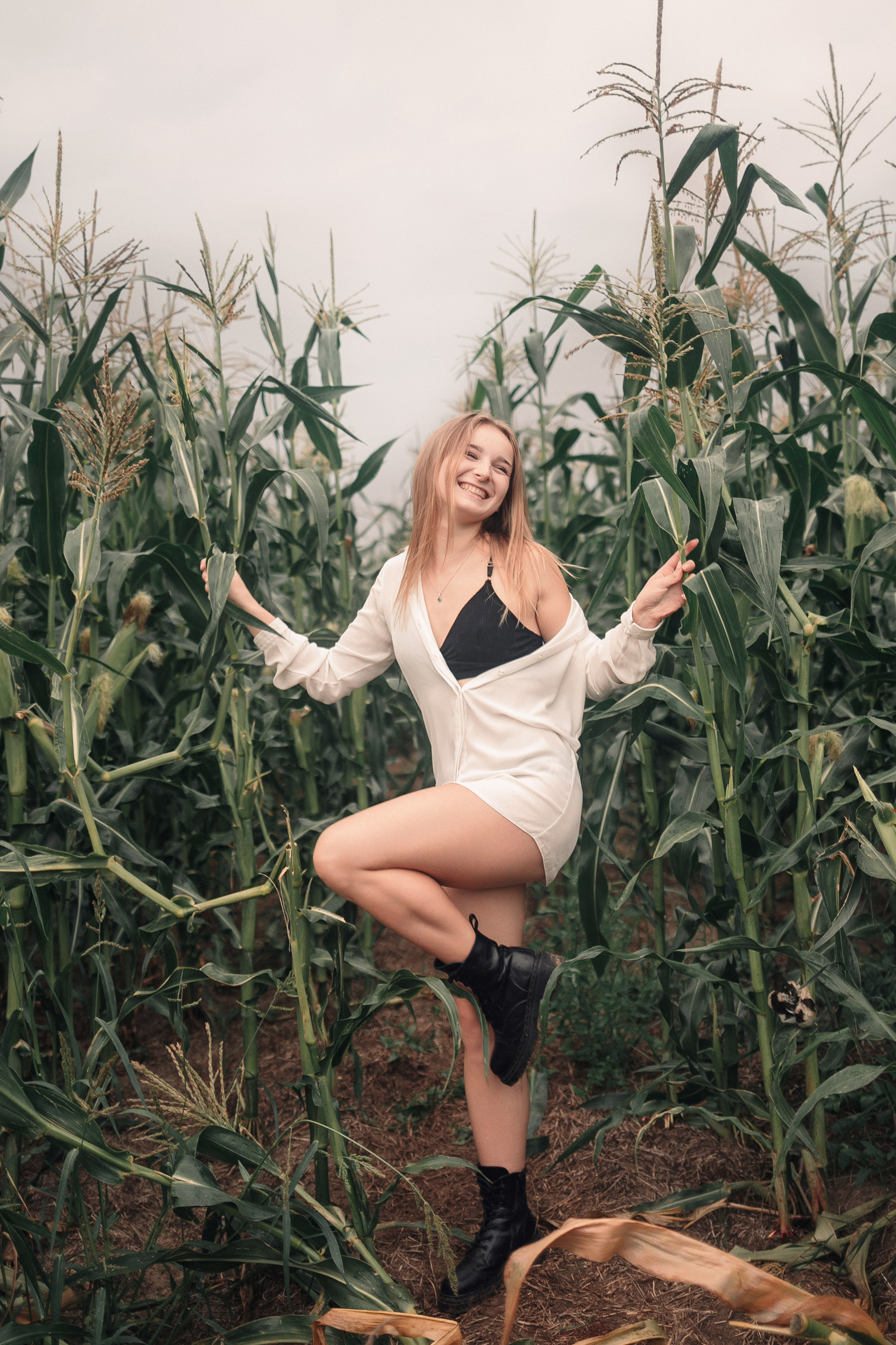 Съемка в кукурузе. Фотография