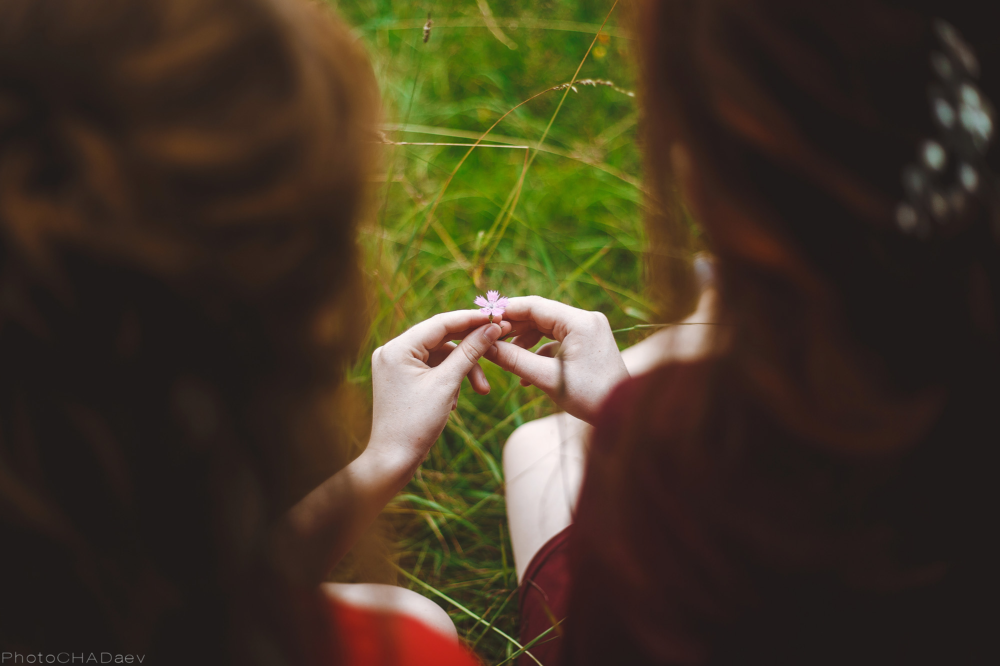 Две сестры. Фотография