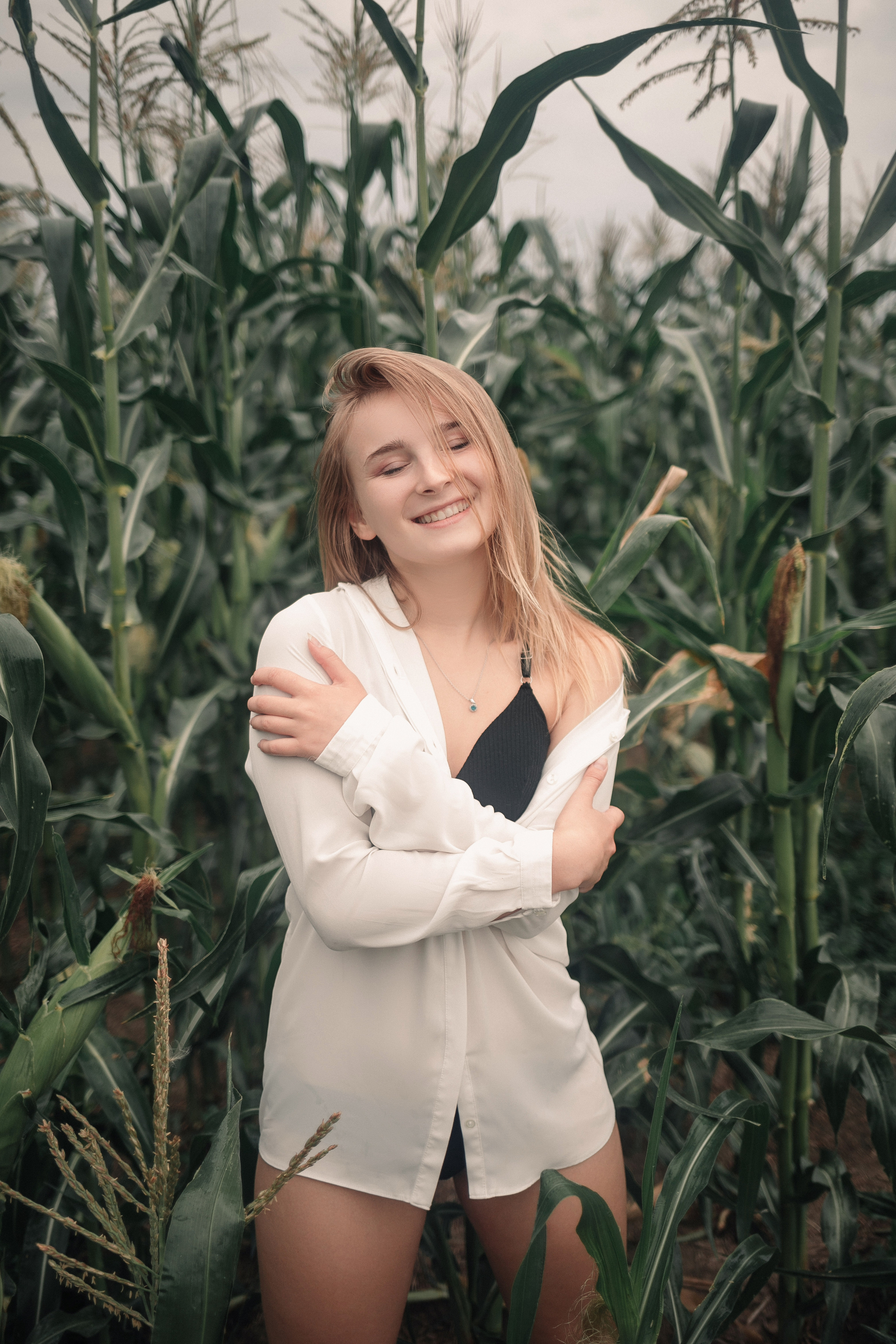 Съемка в кукурузе. Фотография