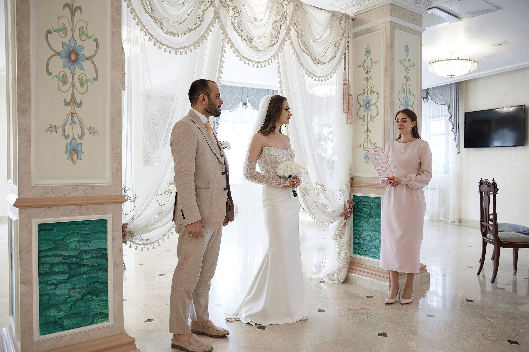 Регистрация в ЗАГСе и выездная. Свадебная съемка. Фотограф в Москве Валерий Боцман