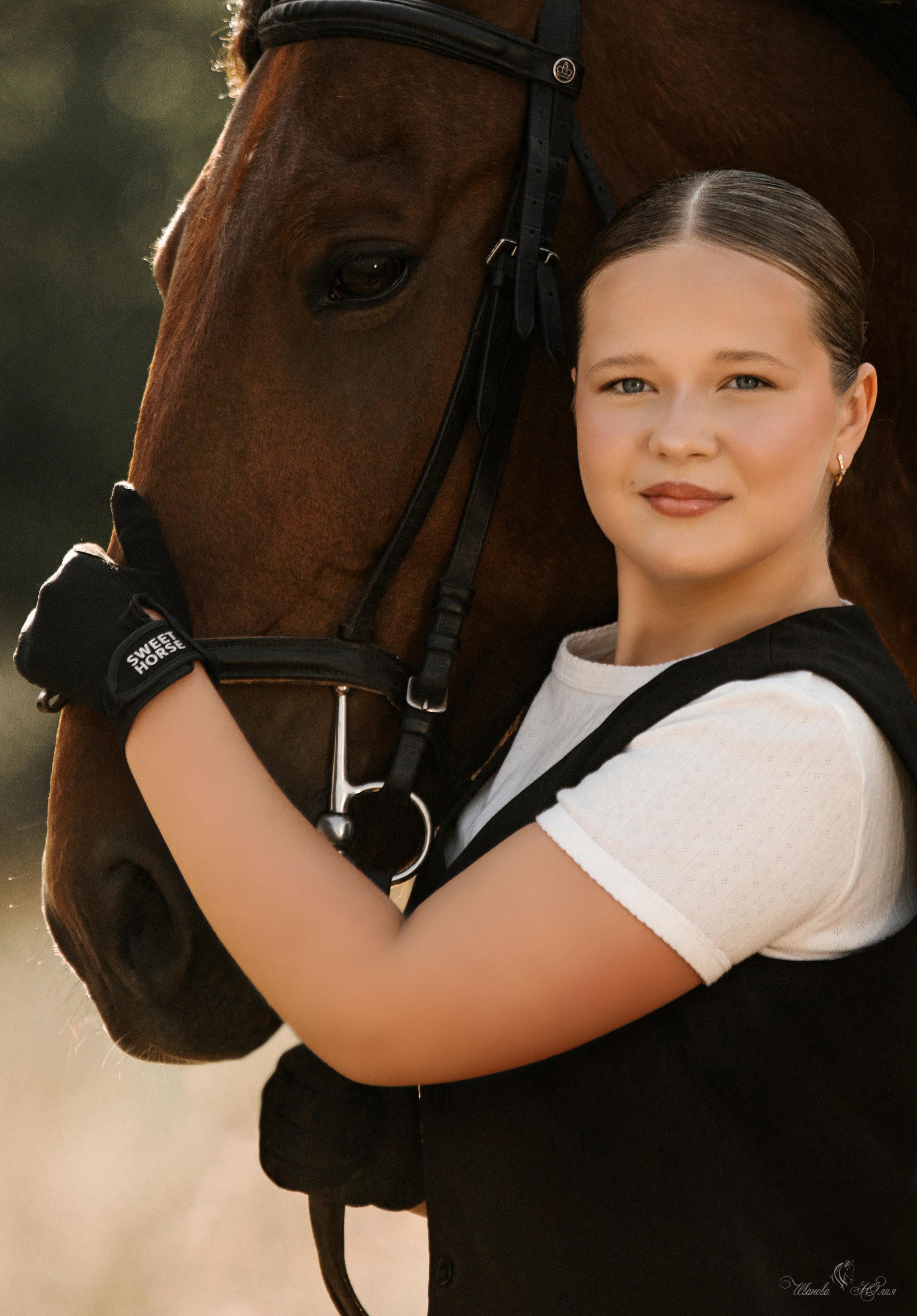 Всадница Карина и Финист. Конный фотограф в Саратове Юлия Иванова