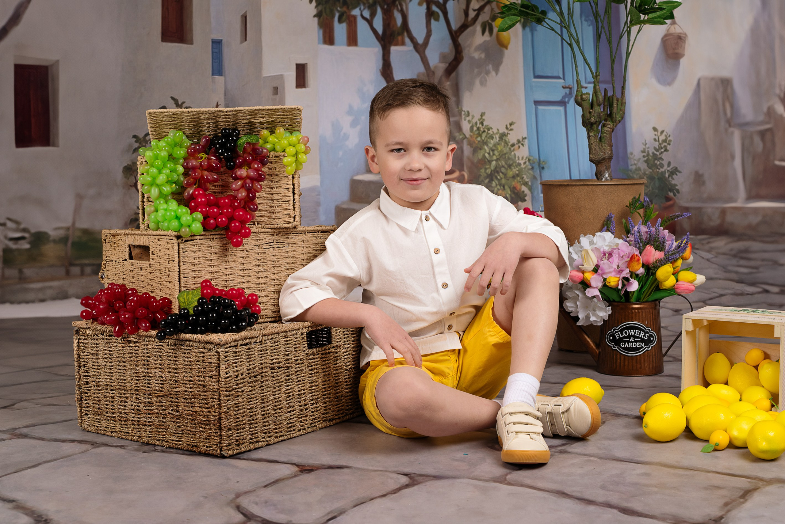 Сюжет «Санторини». Детская фотостудия Виктории Шараповой