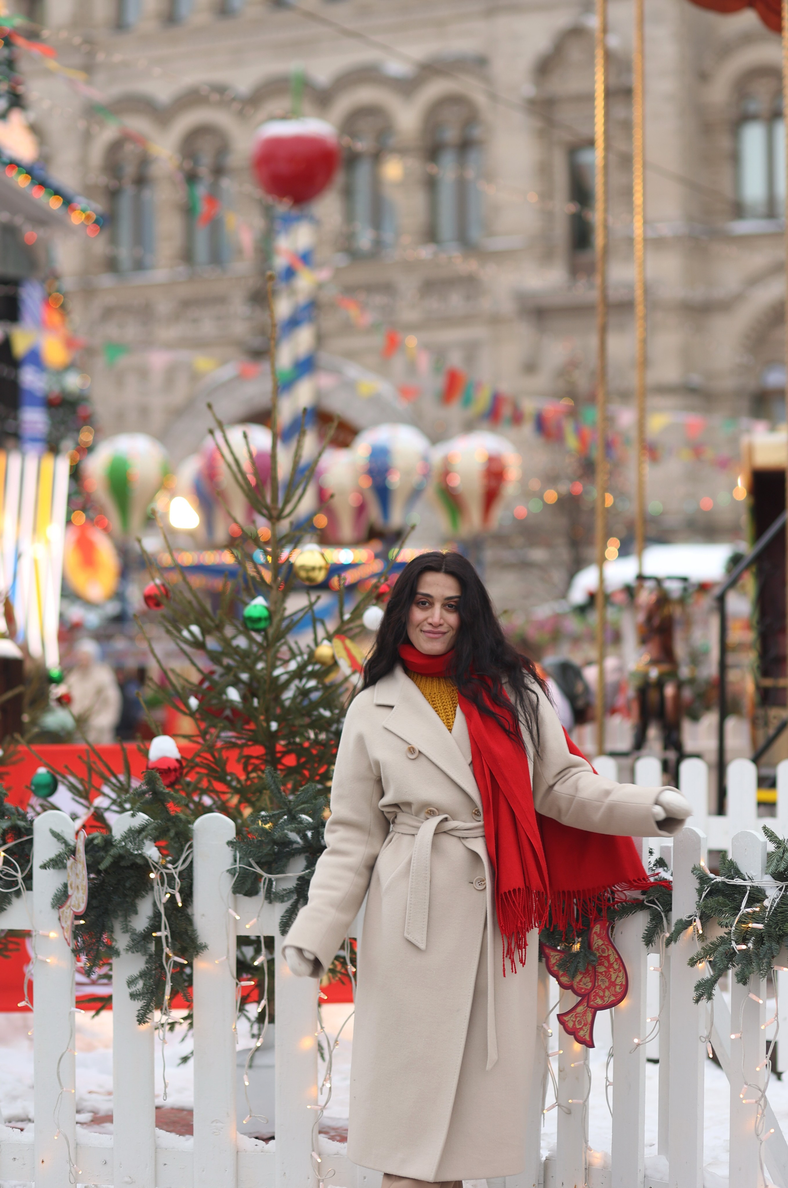 Новогодняя фотосессия. Гум ярмарка. Портретный фотограф Москва