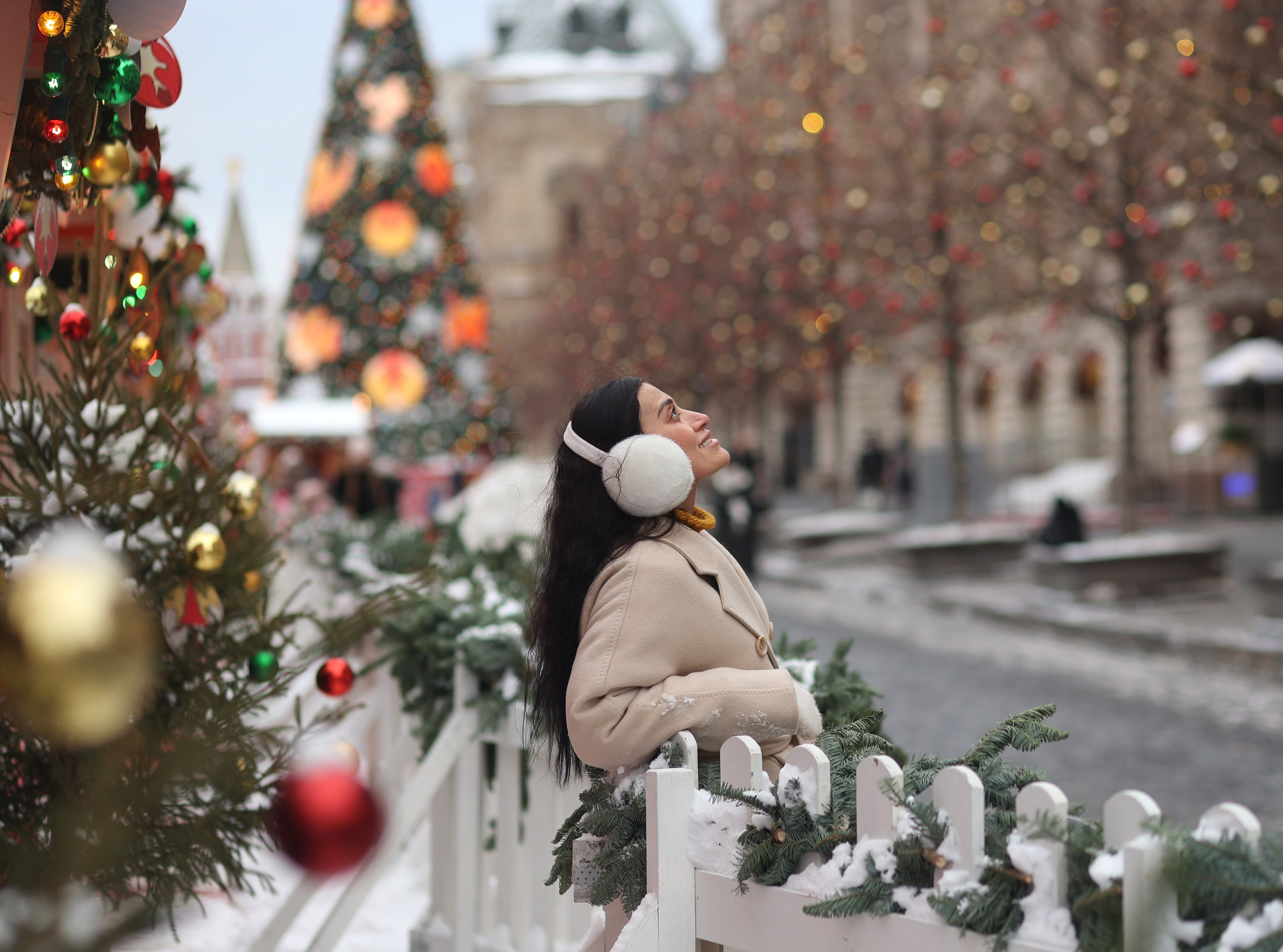 Новогодняя фотосессия. Гум ярмарка. Портретный фотограф Москва