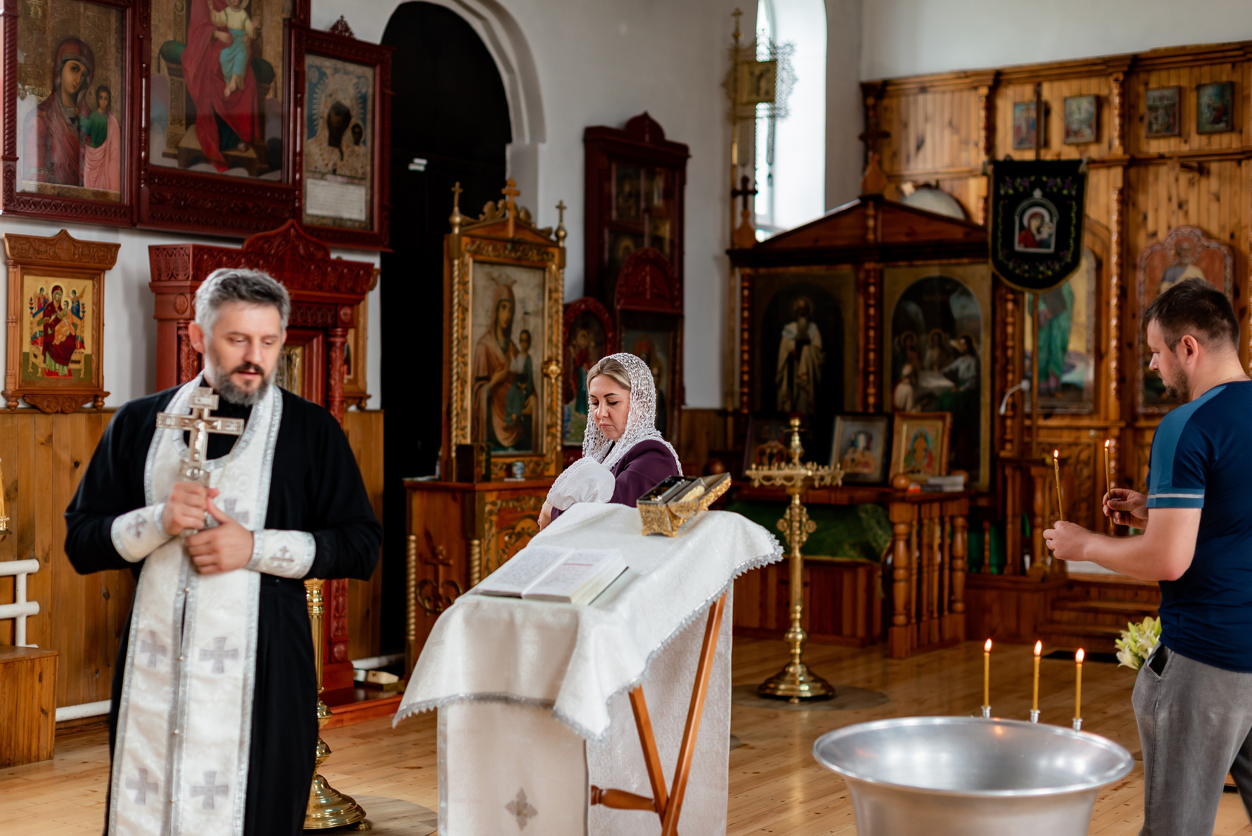 Крещение Ксении. Фотограф Татьяна Иванчикова