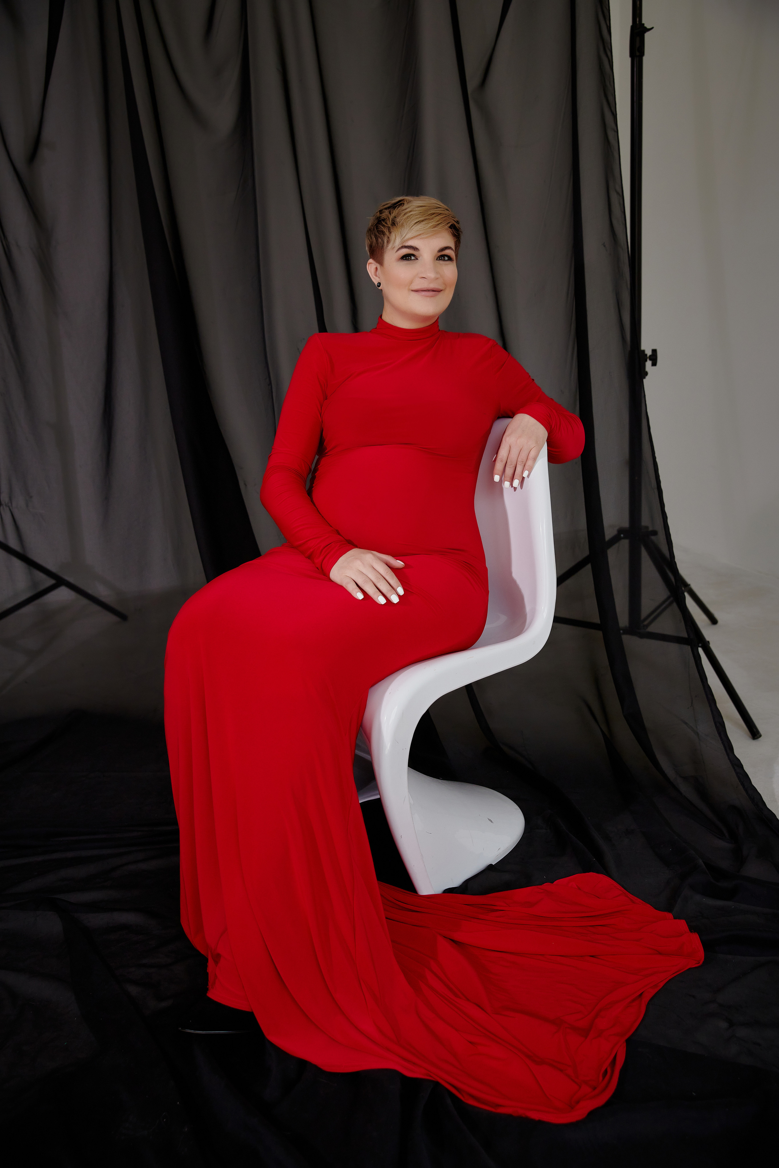 Фотосъемка беременности в студии Ростова. Фотосессии в Ростове-на-Дону. Мария Роскошная