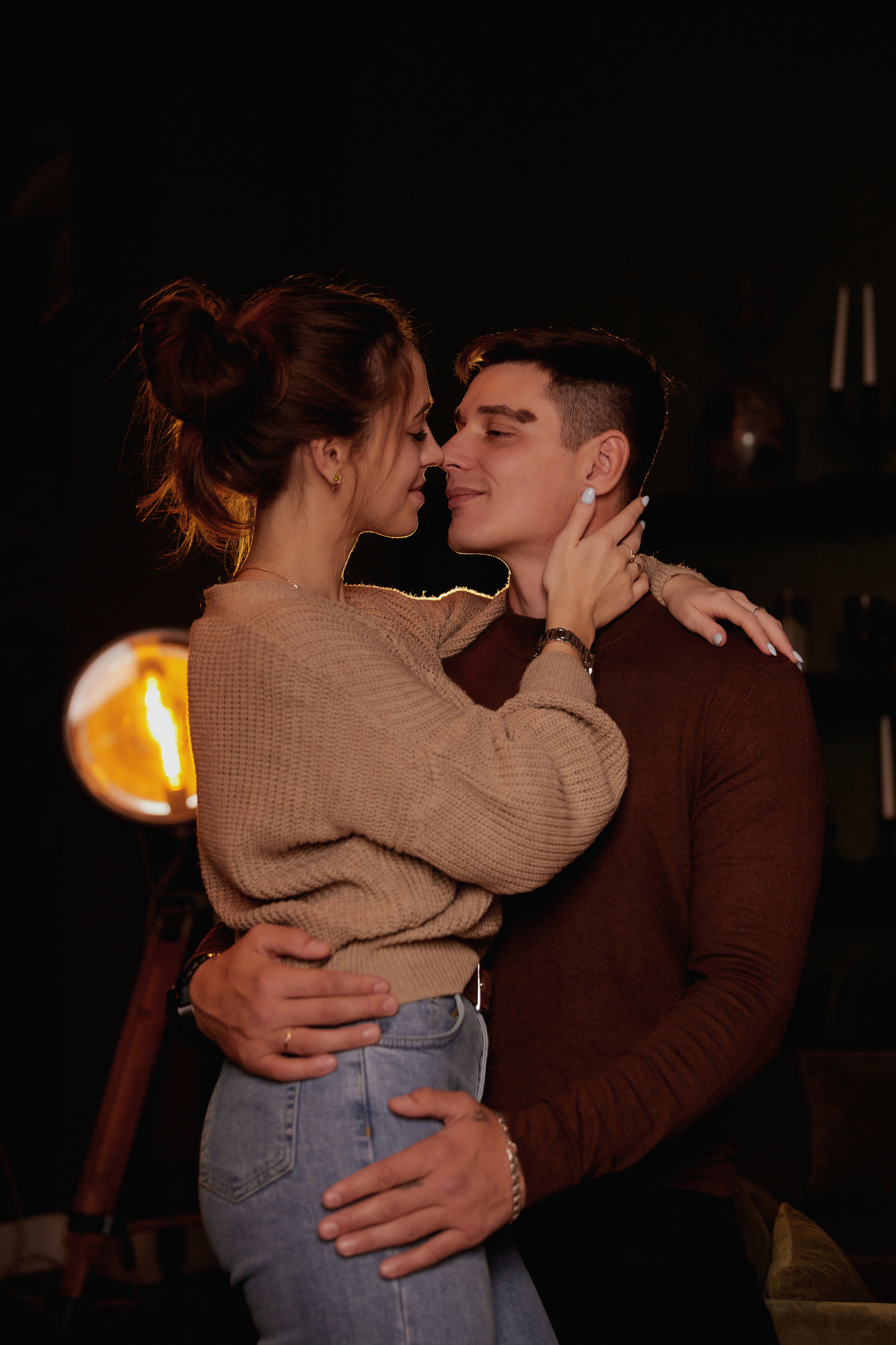 Новогодняя фотосессия влюбленных в Ростове. Фотосессии в Ростове-на-Дону. Мария Роскошная