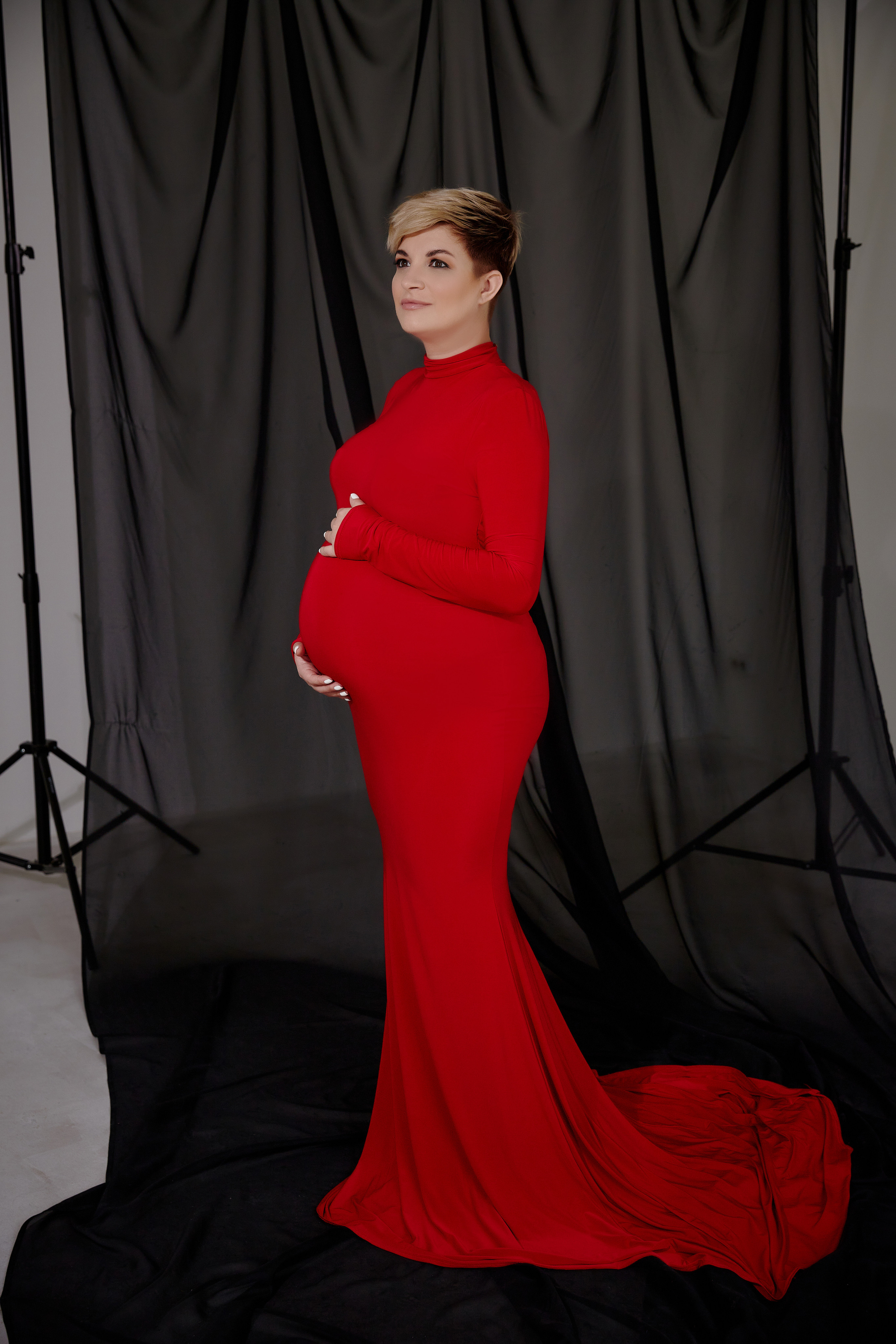 Фотосъемка беременности в студии Ростова. Фотосессии в Ростове-на-Дону. Мария Роскошная