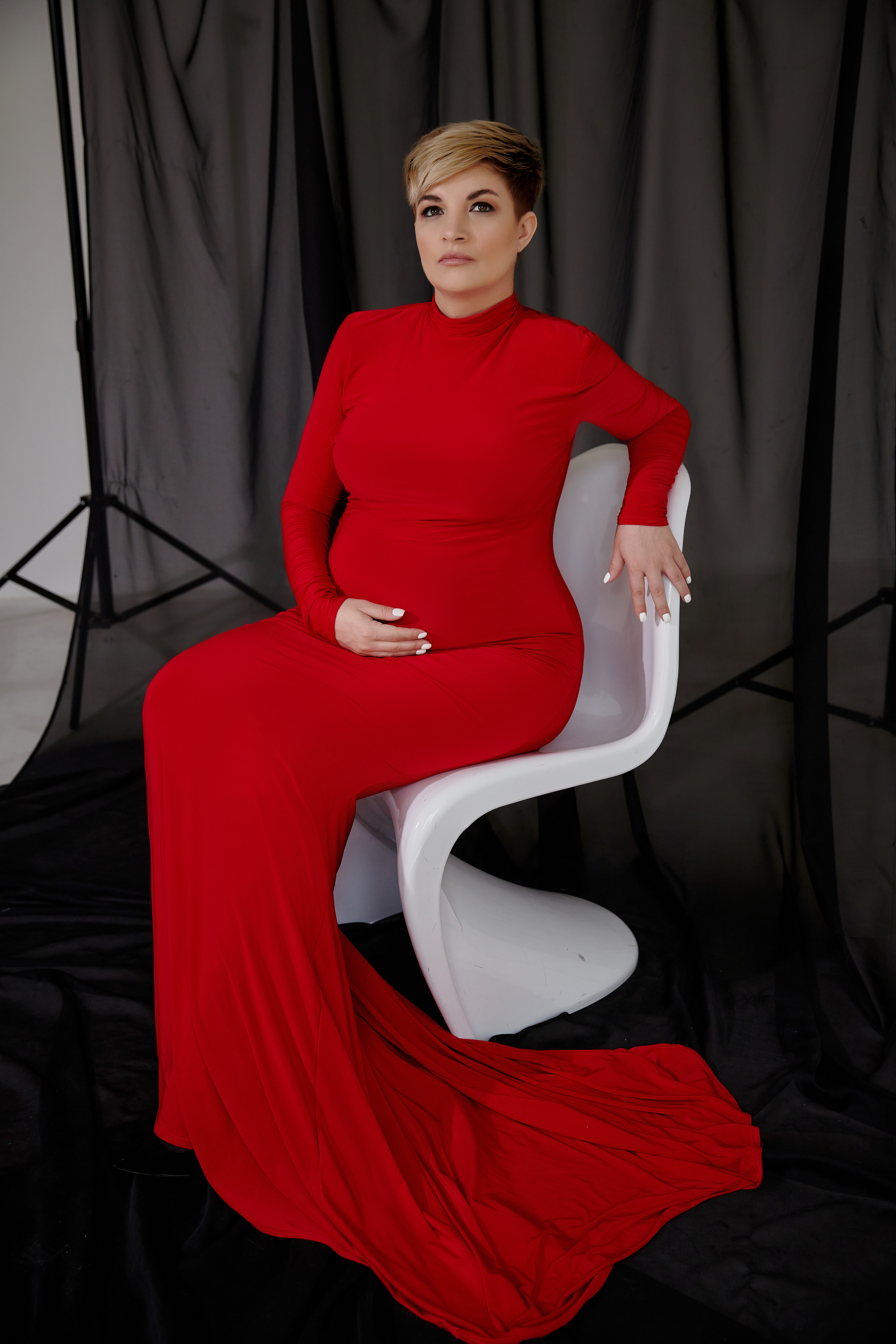 Фотосъемка беременности в студии Ростова. Фотосессии в Ростове-на-Дону. Мария Роскошная