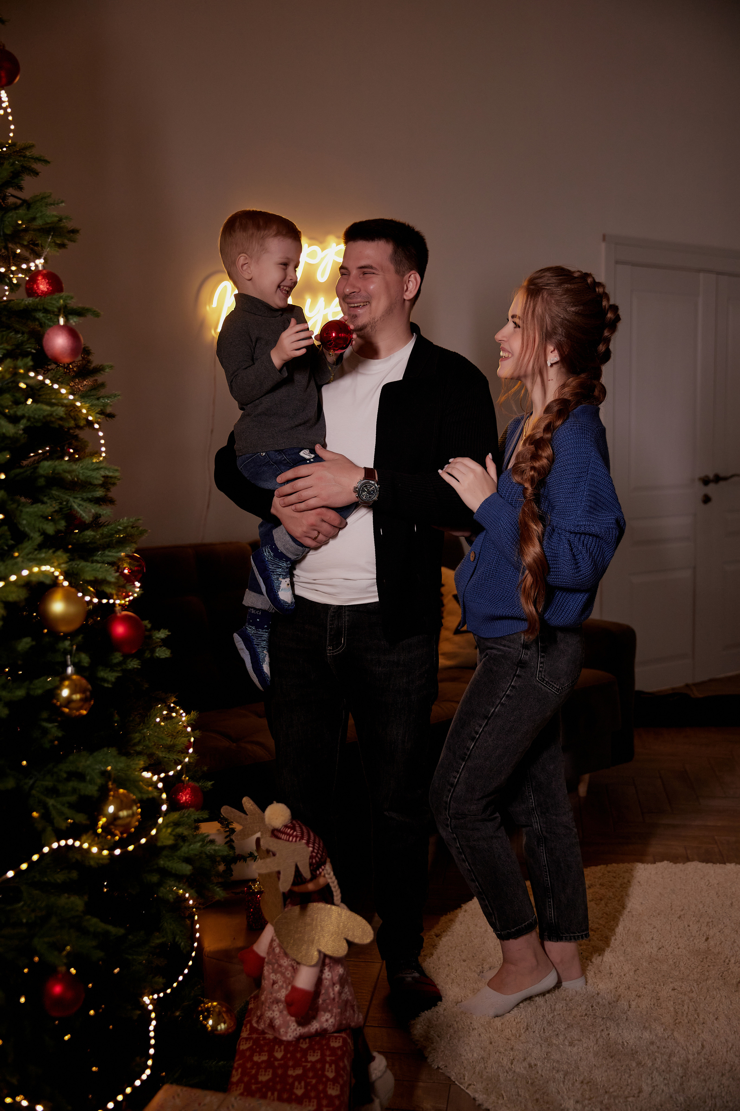 Семейная новогодняя фотояъемка в Ростове-на-Дону. Фотосессии в Ростове-на-Дону. Мария Роскошная