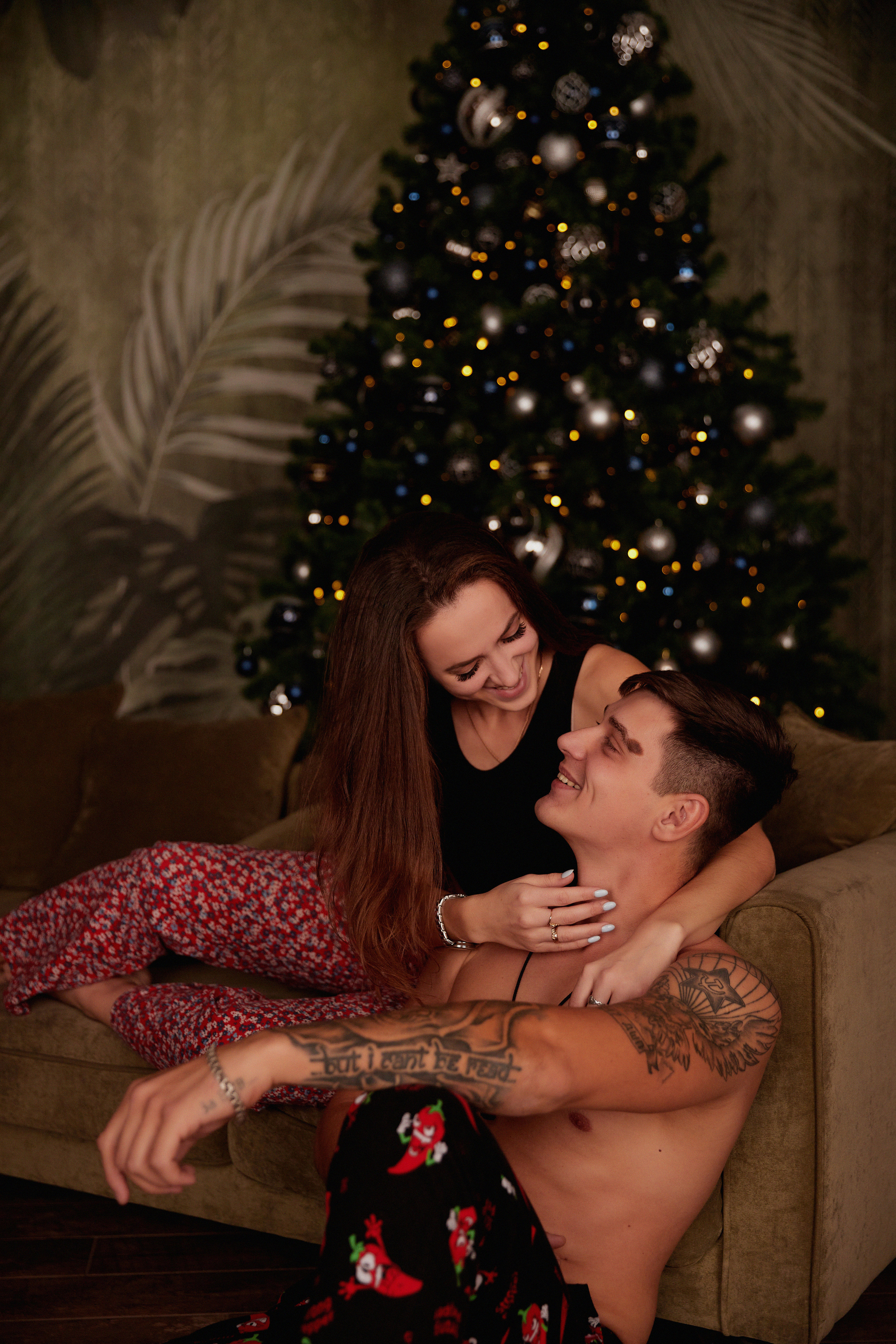 Новогодняя фотосессия влюбленных в Ростове. Фотосессии в Ростове-на-Дону. Мария Роскошная