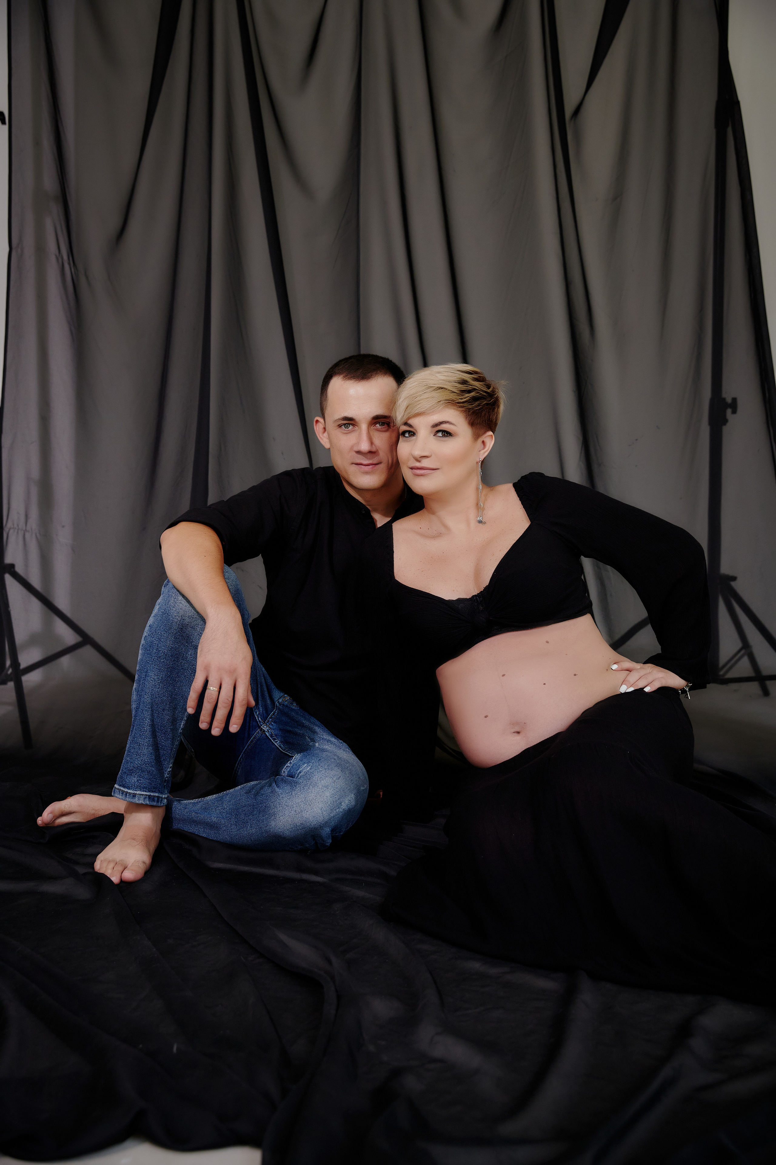 Фотосъемка беременности в студии Ростова. Фотосессии в Ростове-на-Дону. Мария Роскошная