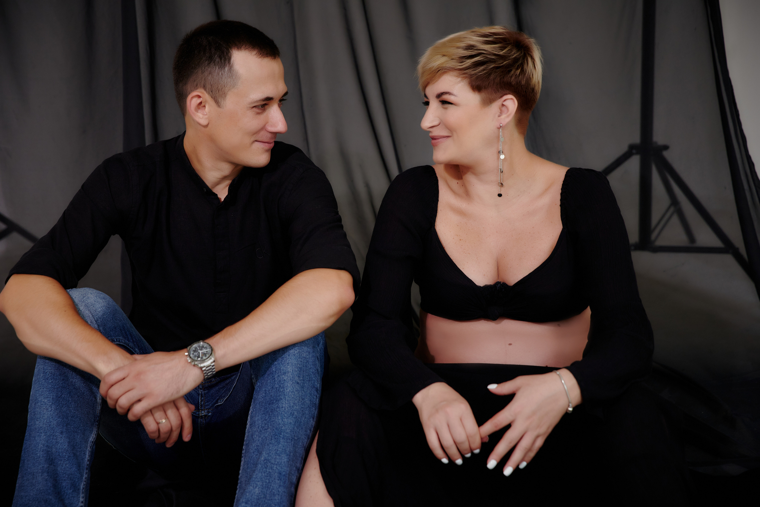 Фотосъемка беременности в студии Ростова. Фотосессии в Ростове-на-Дону. Мария Роскошная