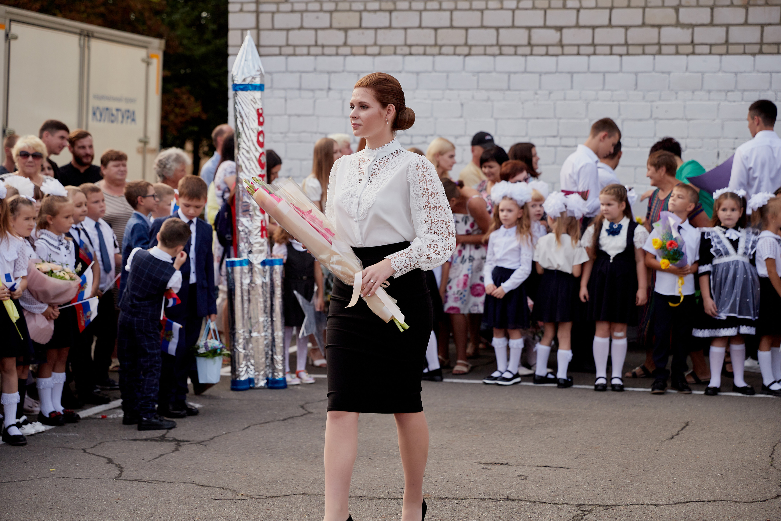 Линейка 1 сентября. Фотосессии в Ростове-на-Дону. Мария Роскошная