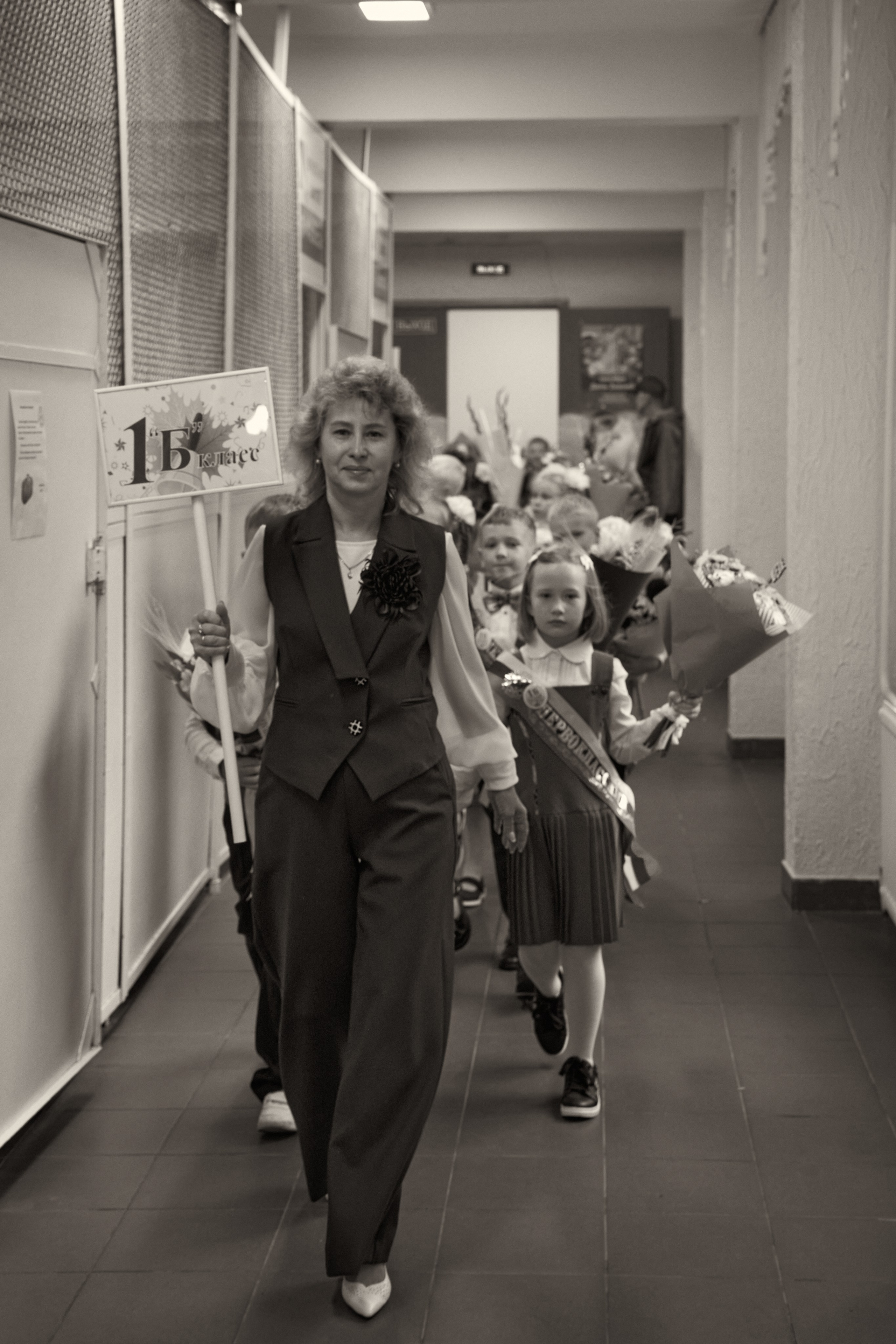 Школьная линейка. 1«Б». Фотограф в Санкт-Петербурге Настя Атом