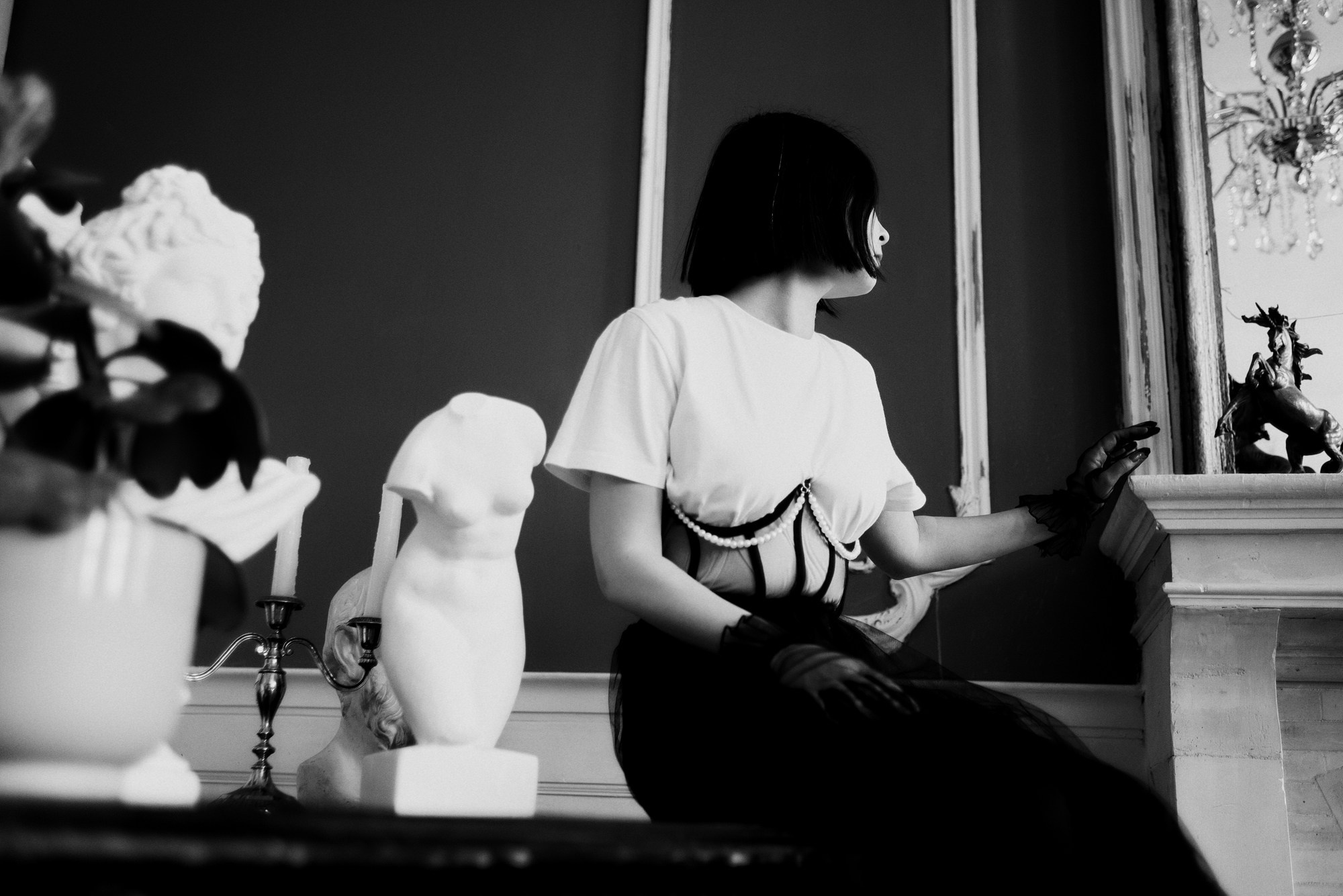 Женский портрет в Тюмени: Диана в студии Fineart | Фотограф Дарья Мустафина. Портретный фотограф Тюмень Дарья Мустафина