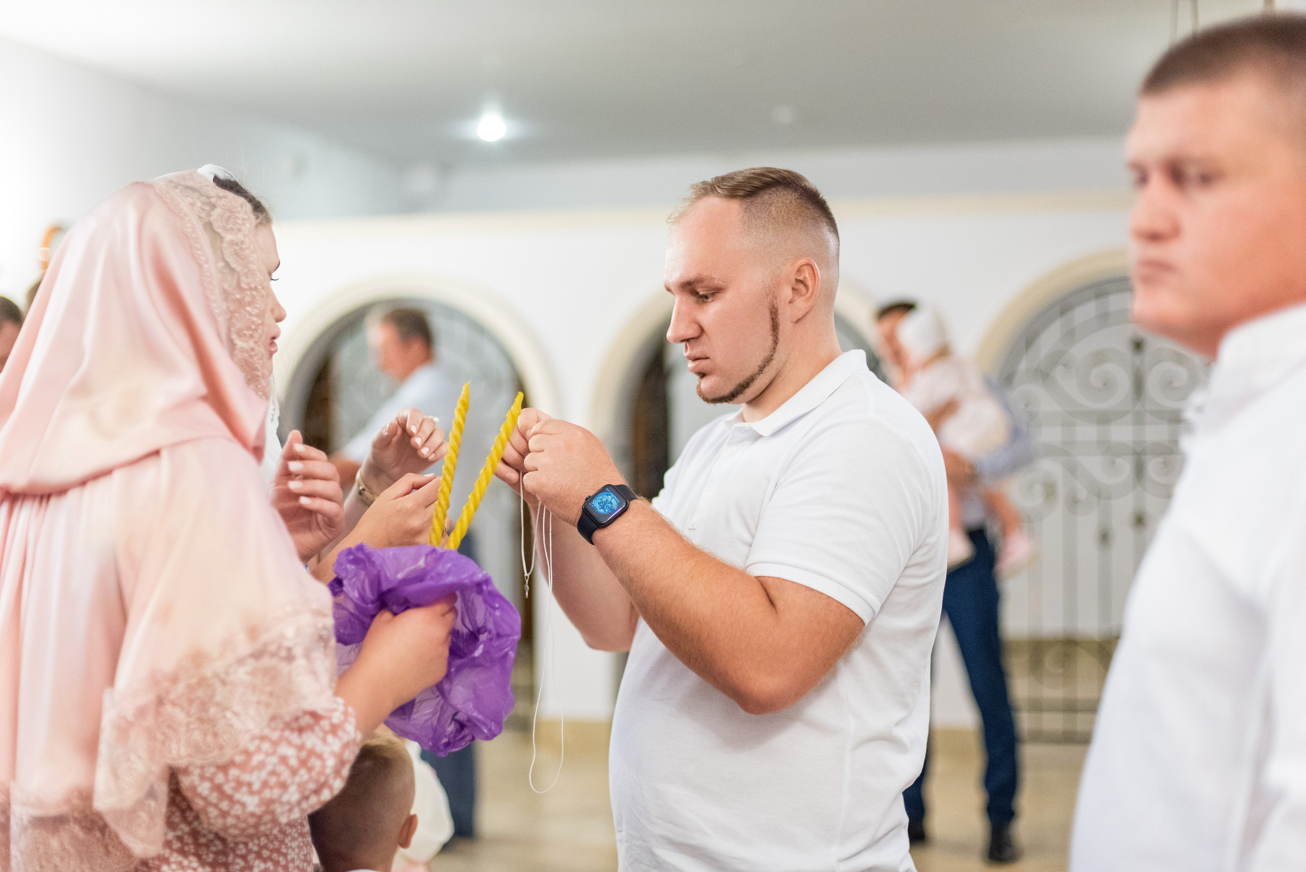 Крещении Ксении. Фотограф Юлия Попова