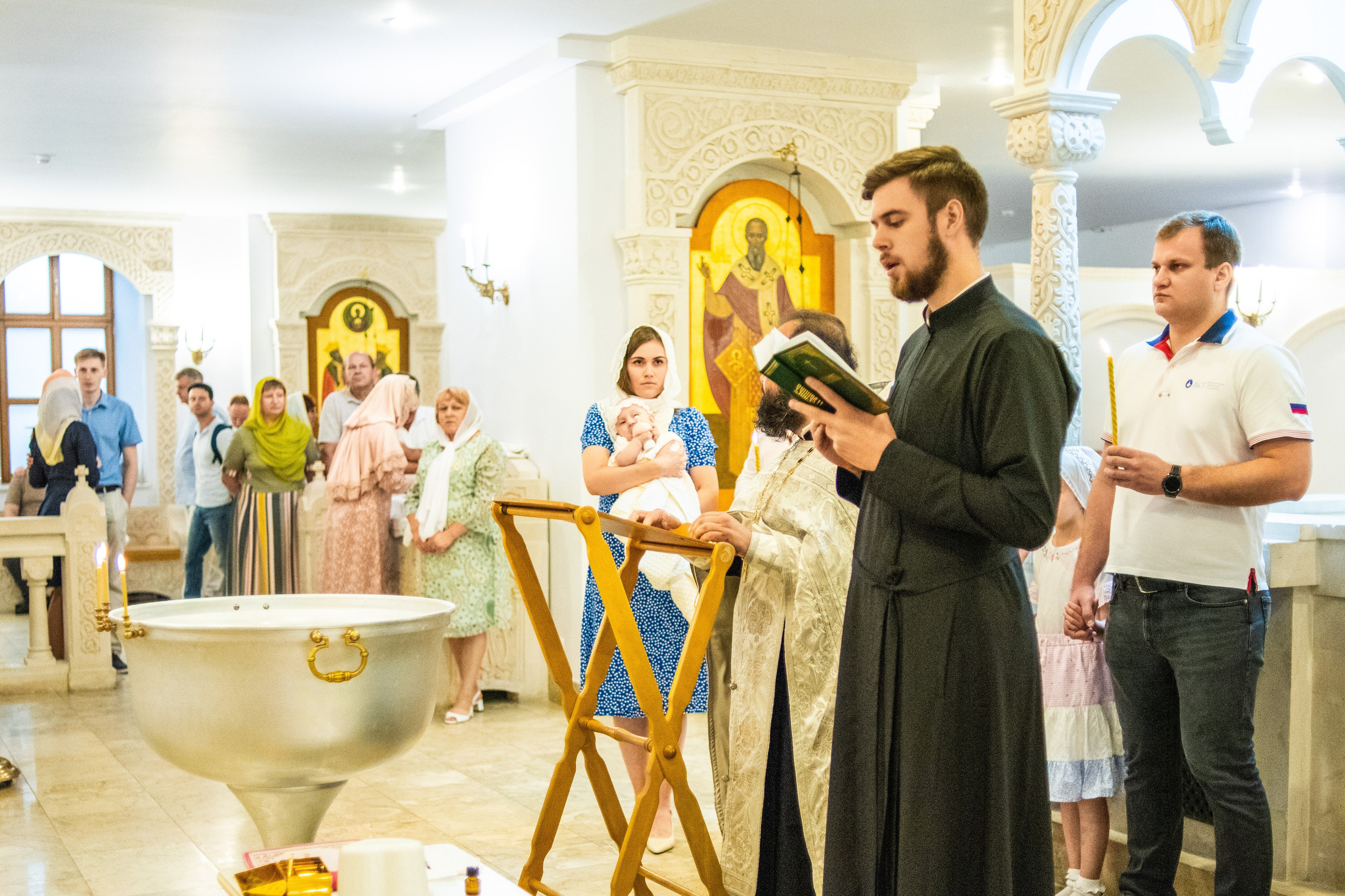 Крещении Ксении. Фотограф Юлия Попова