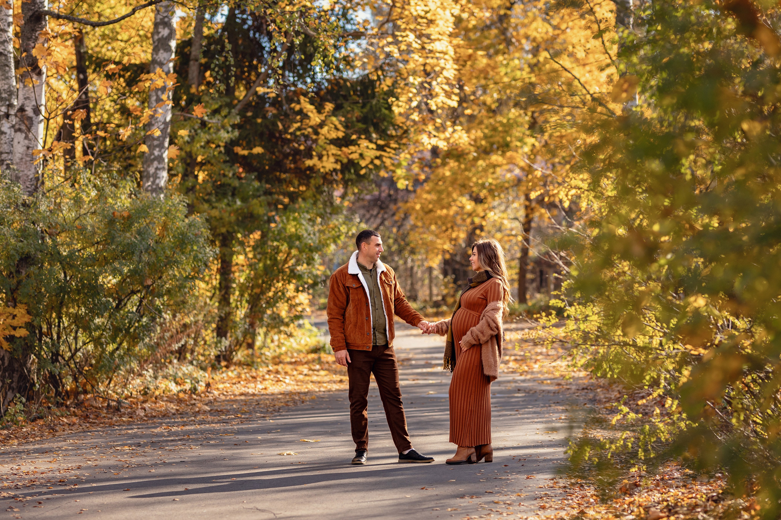 Осенняя фотосессия в ожидании малыша. Трубинова Екатерина | Семейный фотограф | Москва