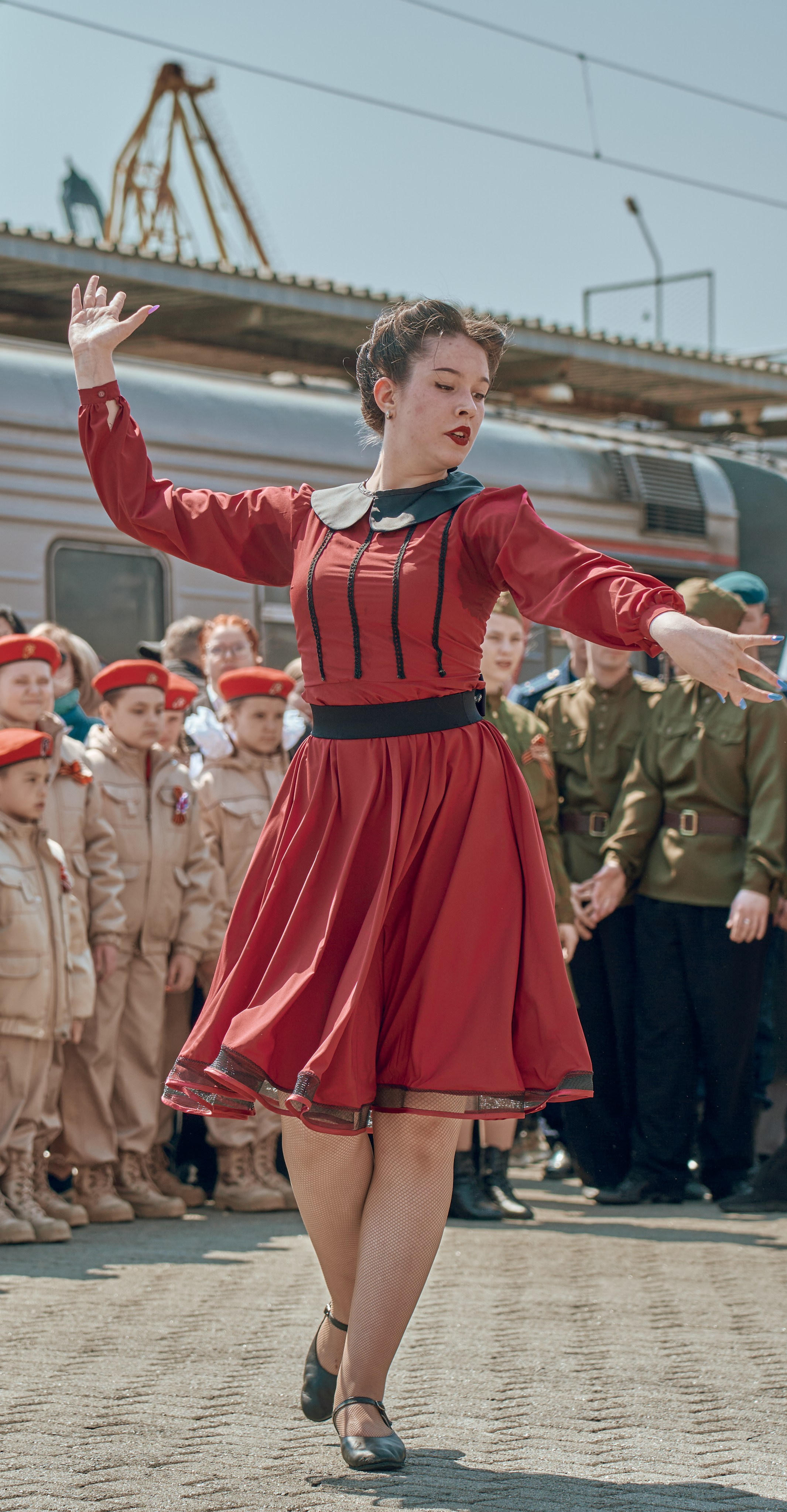 Поезд Победы!. Фотограф во Владивостоке