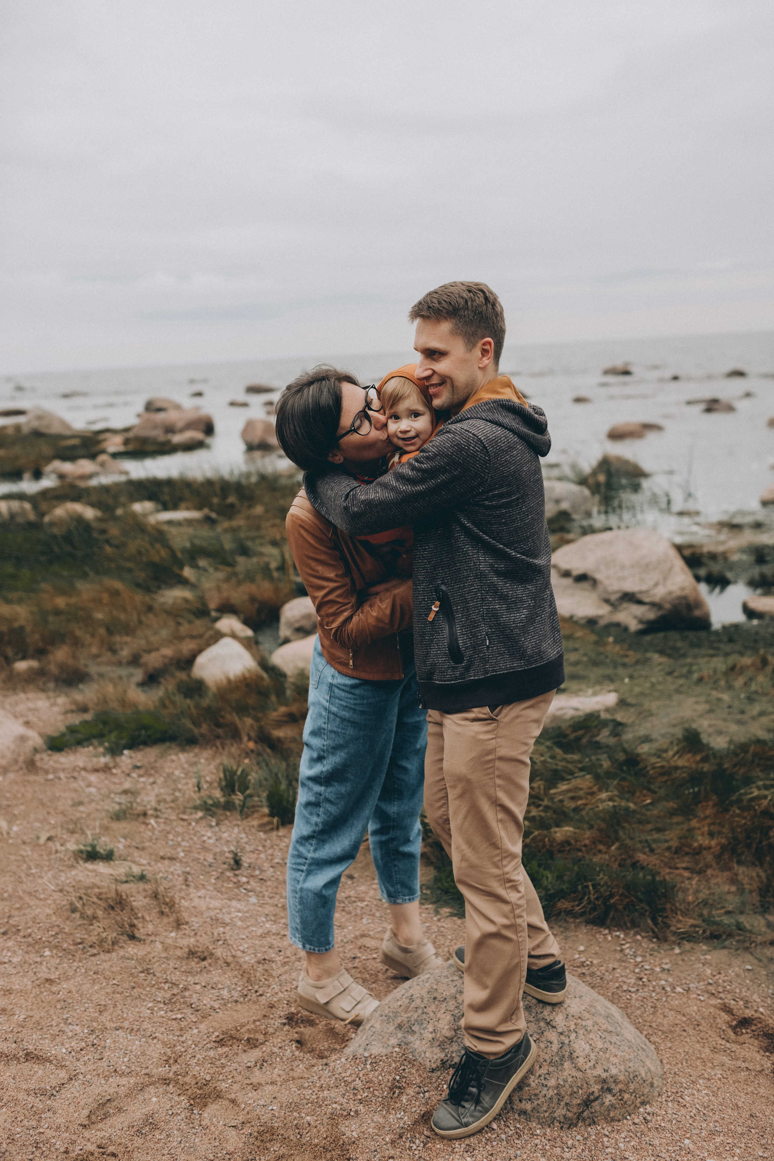Семья. Залив. Семейный и женский фотограф в Санкт-Петербурге Наталья Карась