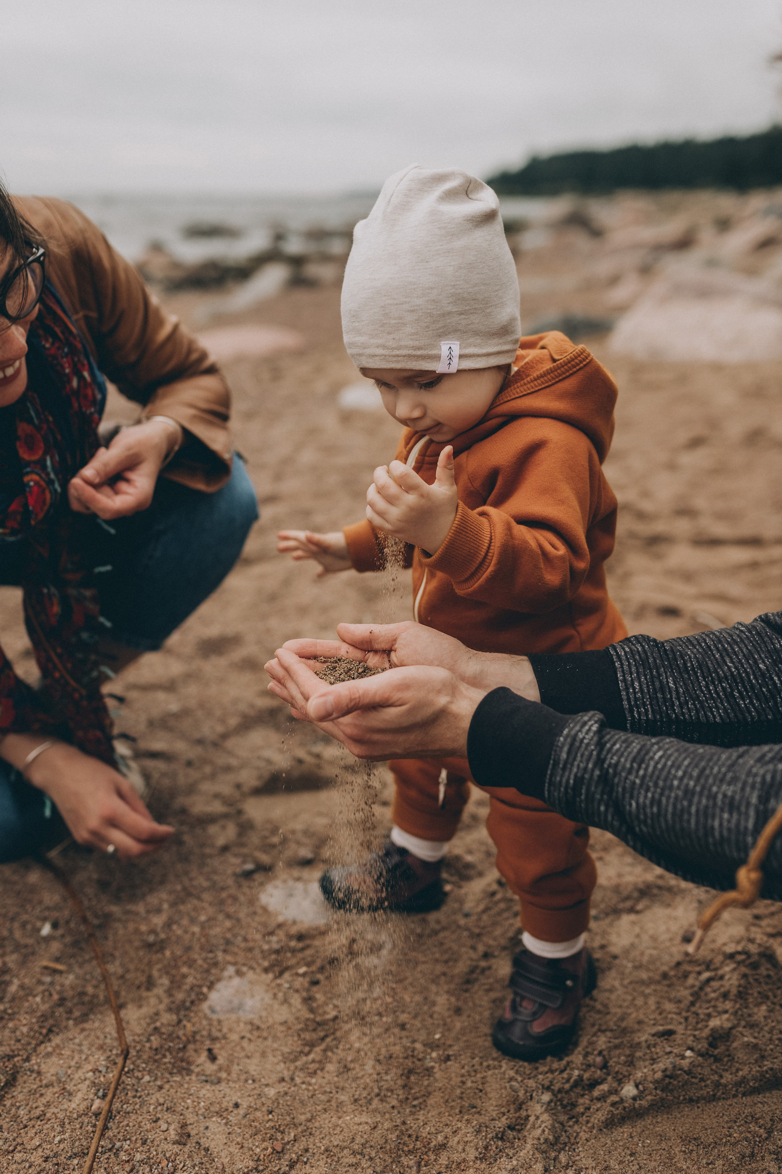Семья. Залив. Семейный и женский фотограф в Санкт-Петербурге Наталья Карась