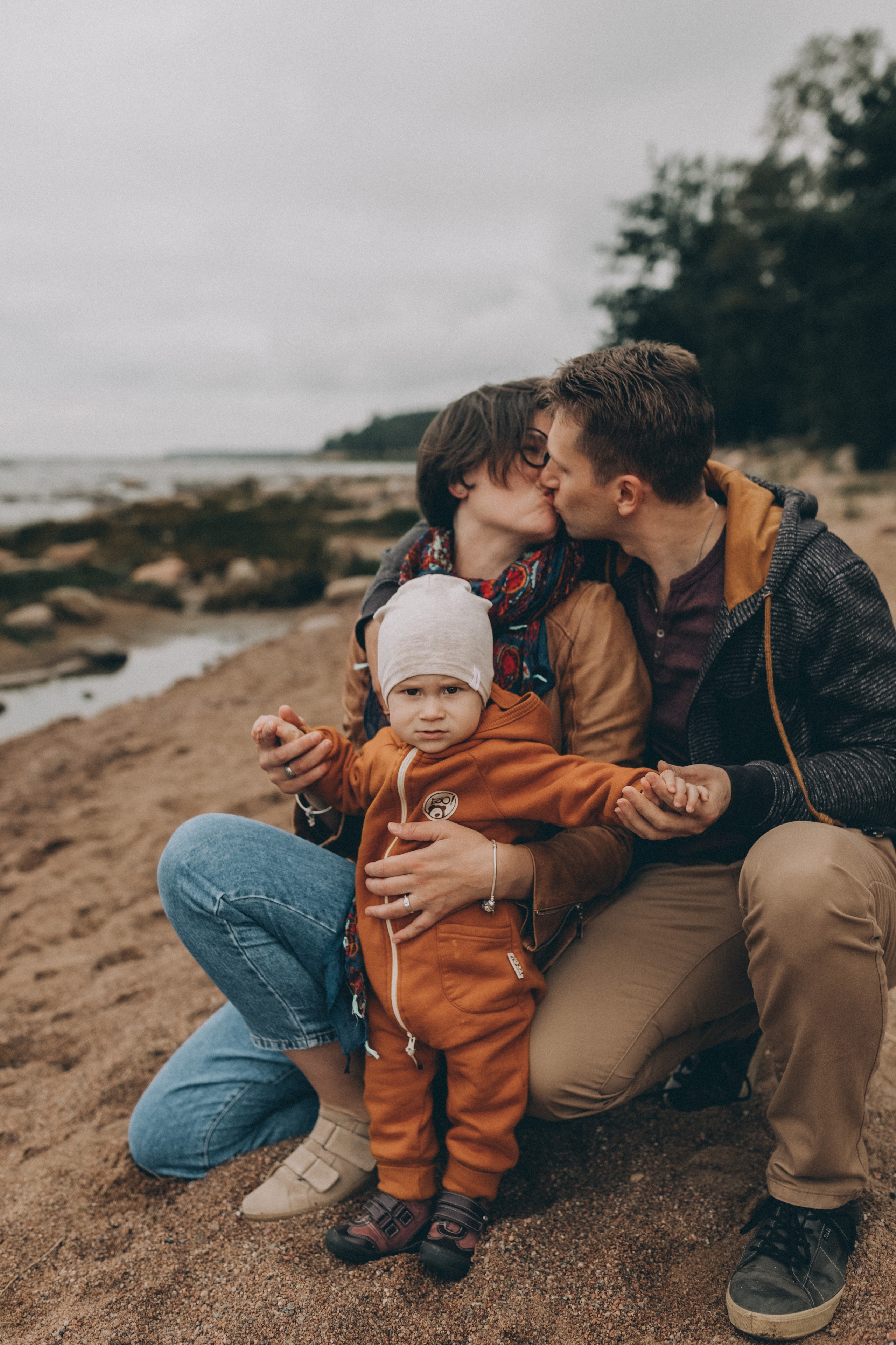 Семья. Залив. Семейный и женский фотограф в Санкт-Петербурге Наталья Карась
