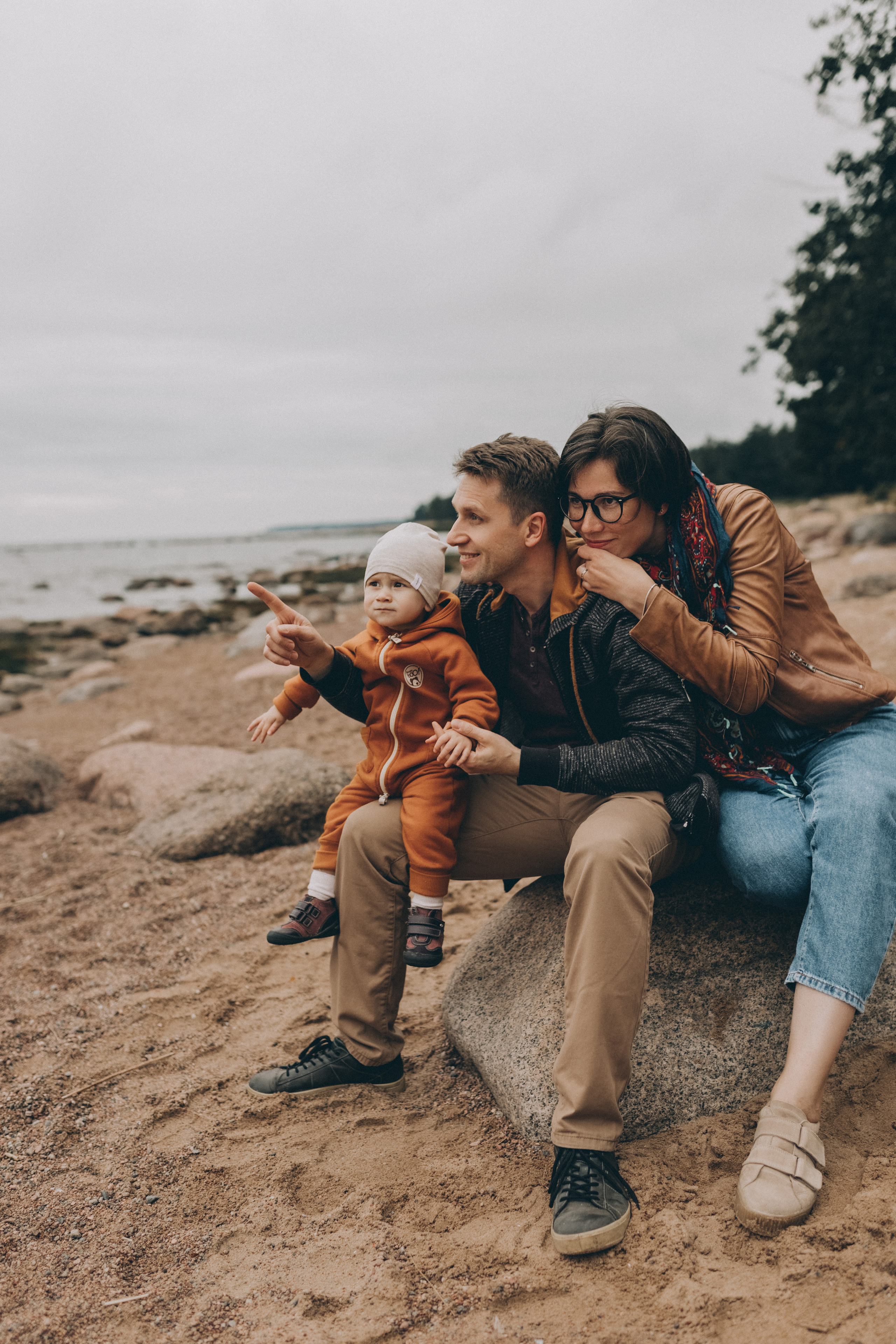 Семья. Залив. Семейный и женский фотограф в Санкт-Петербурге Наталья Карась