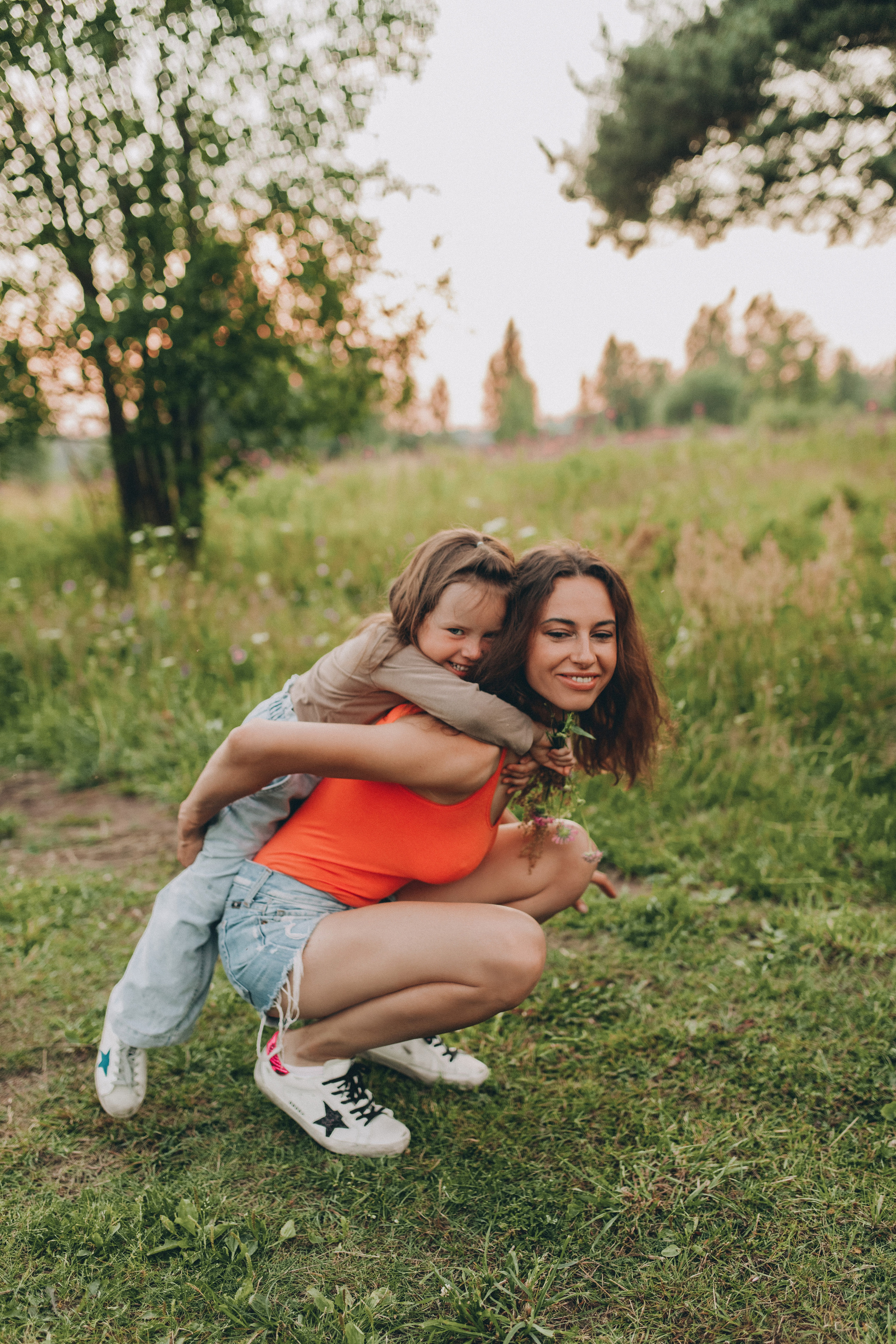 Юля и Аврора. Лето. Семейный и женский фотограф в Санкт-Петербурге Наталья Карась
