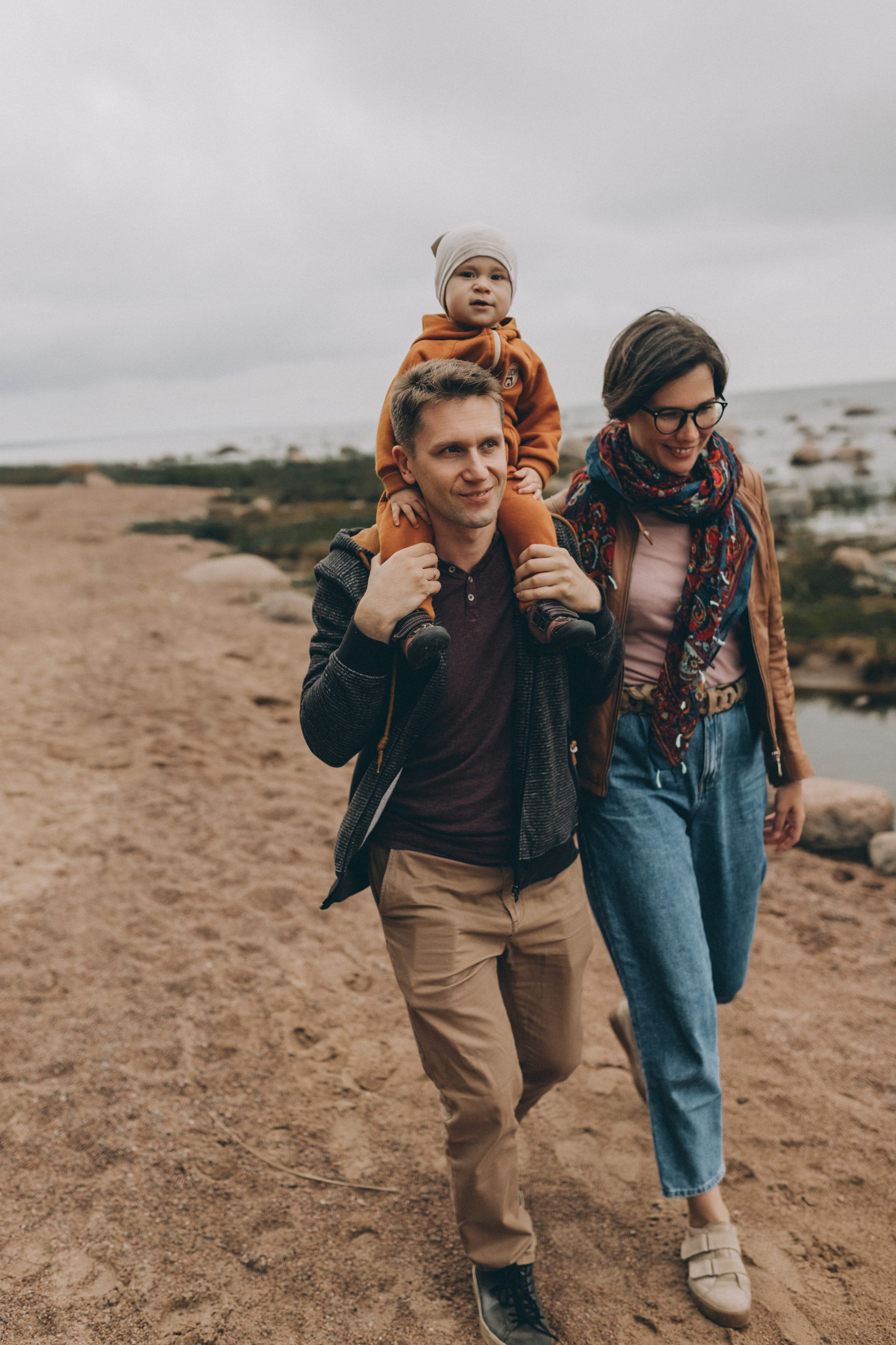 Семья. Залив. Семейный и женский фотограф в Санкт-Петербурге Наталья Карась