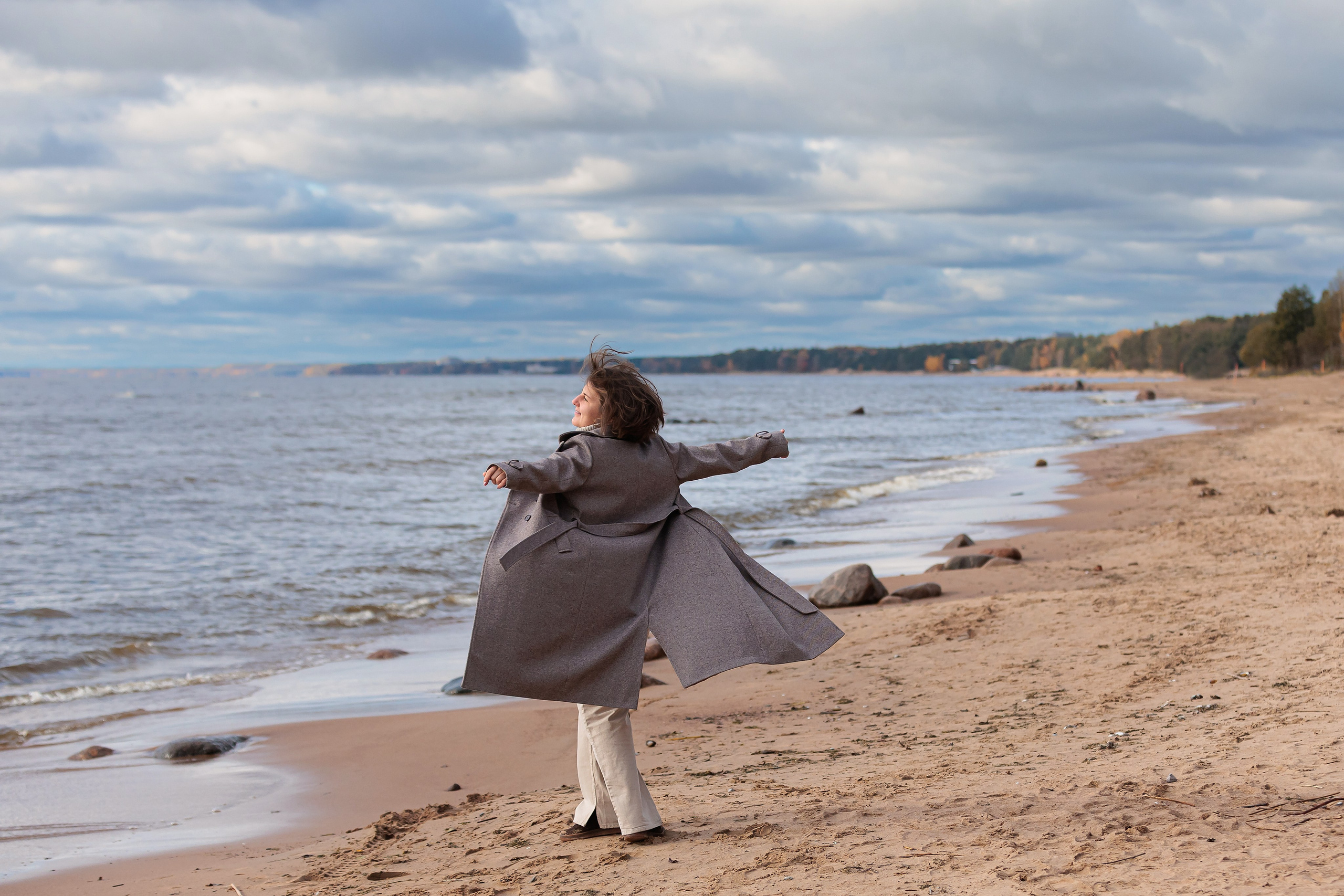 Семейная фотосессия на заливе. Свадебный, семейный, детский фотограф в Санкт-Петербурге