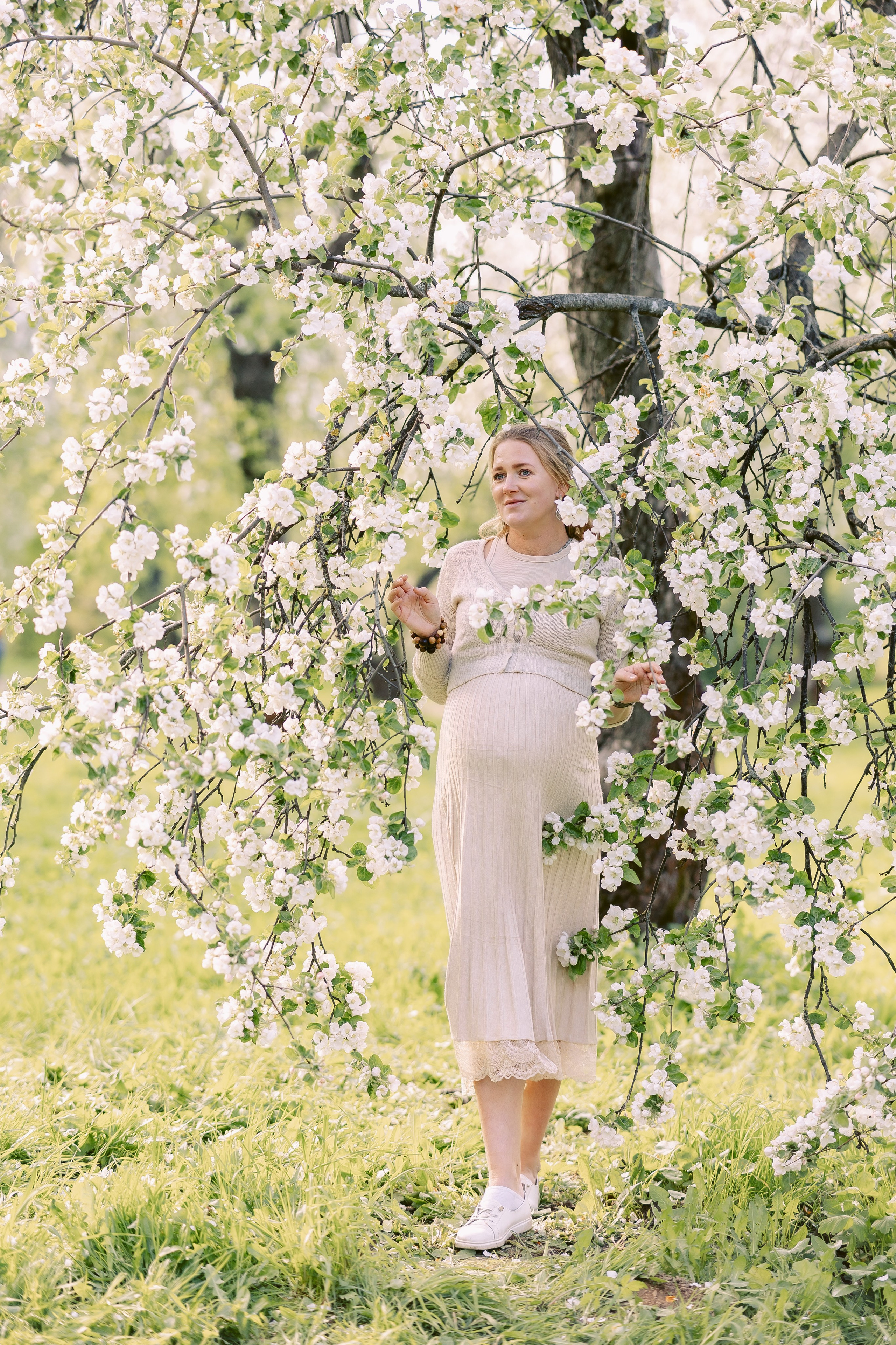 фотосессия в яблонях