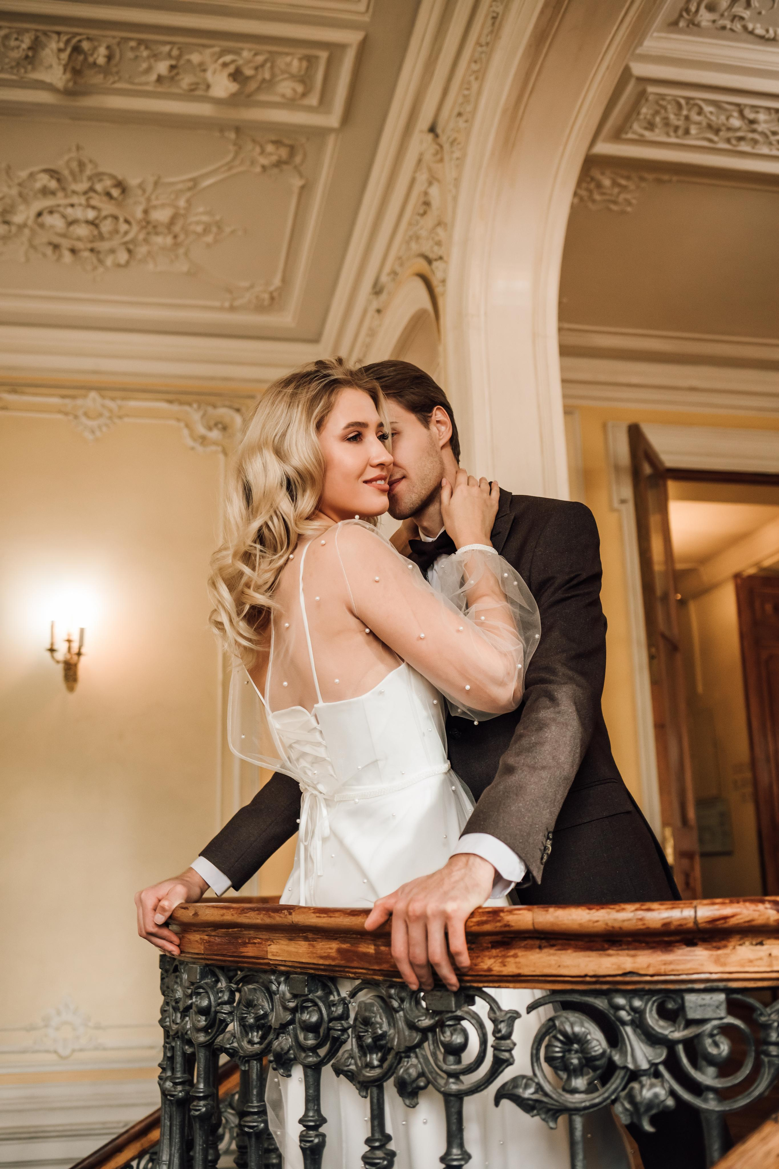 Анна и Андрей. Библиотека им. Пушкина. Свадебный и семейный фотограф в Москве Евгения Лисина