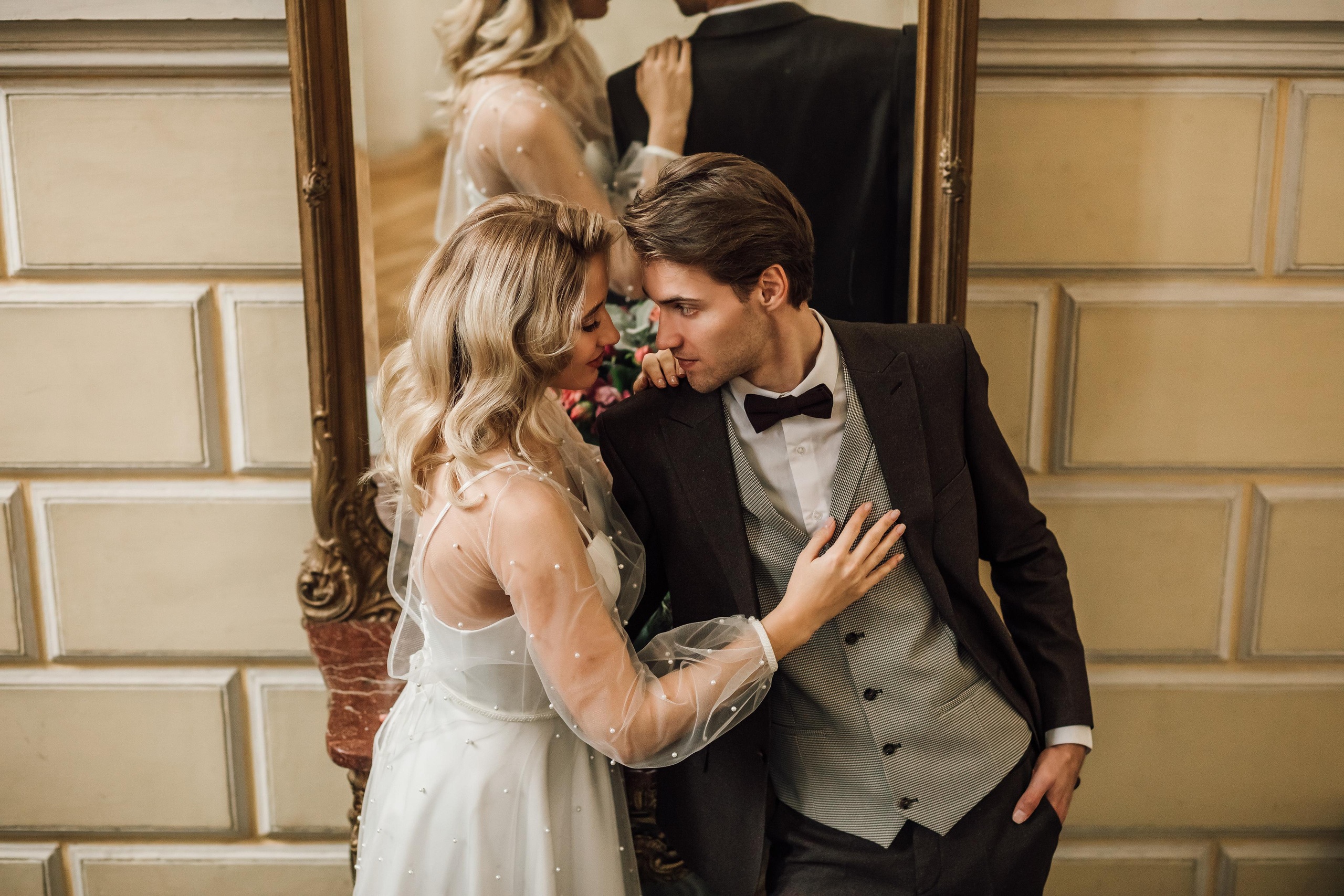 Анна и Андрей. Библиотека им. Пушкина. Свадебный и семейный фотограф в Москве Евгения Лисина