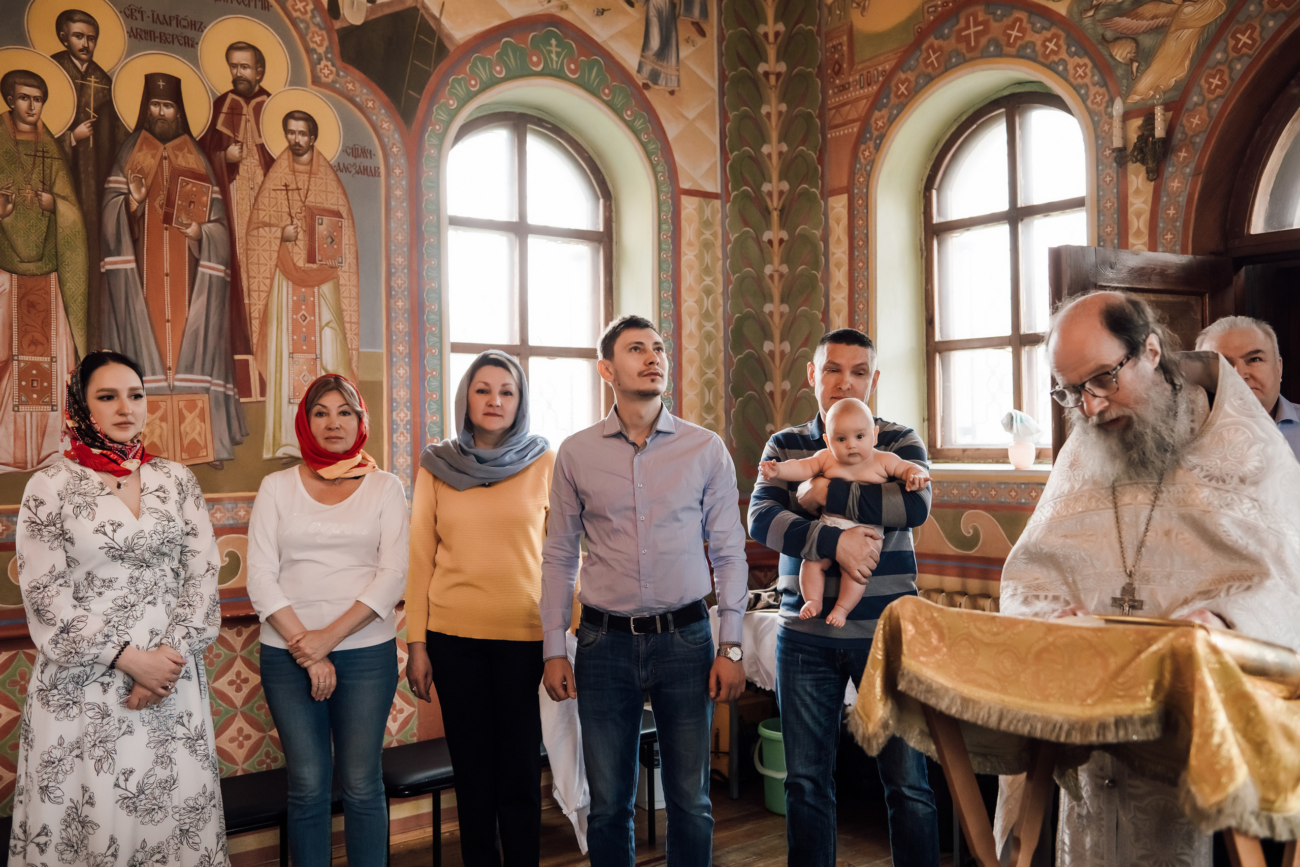 Фотоъемка крещения в Москве. Свадебный и семейный фотограф в Москве Евгения Лисина