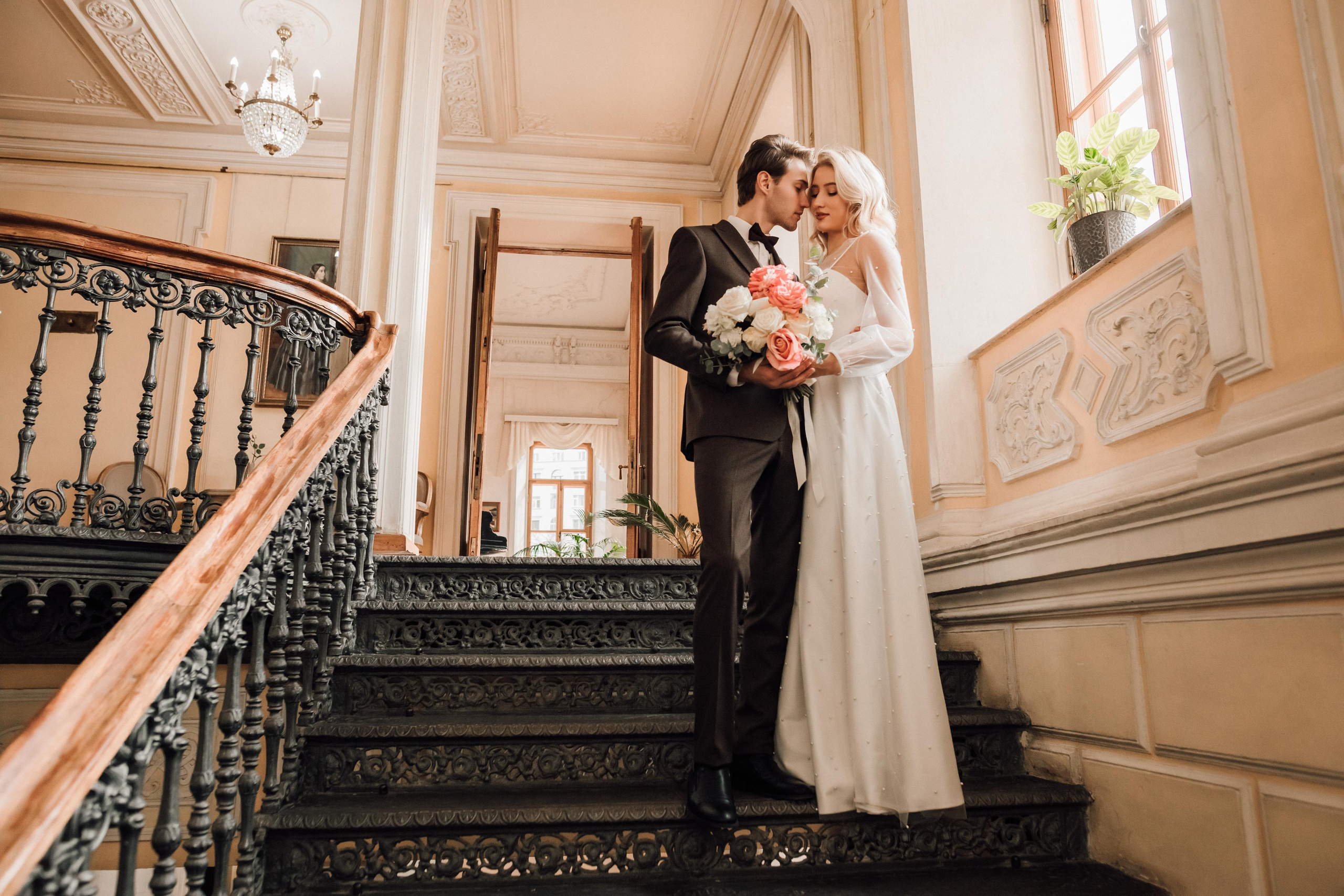 Анна и Андрей. Библиотека им. Пушкина. Свадебный и семейный фотограф в Москве Евгения Лисина