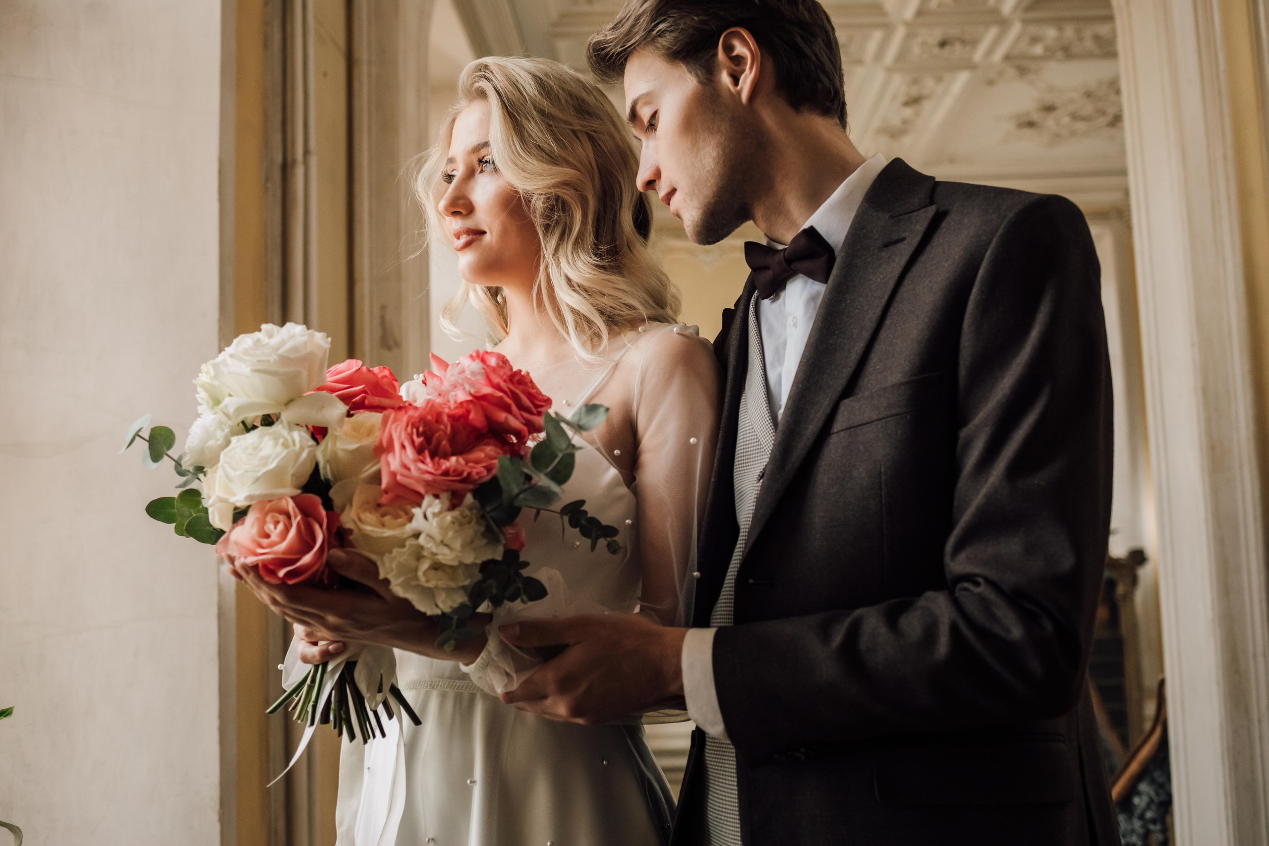 Анна и Андрей. Библиотека им. Пушкина. Свадебный и семейный фотограф в Москве Евгения Лисина