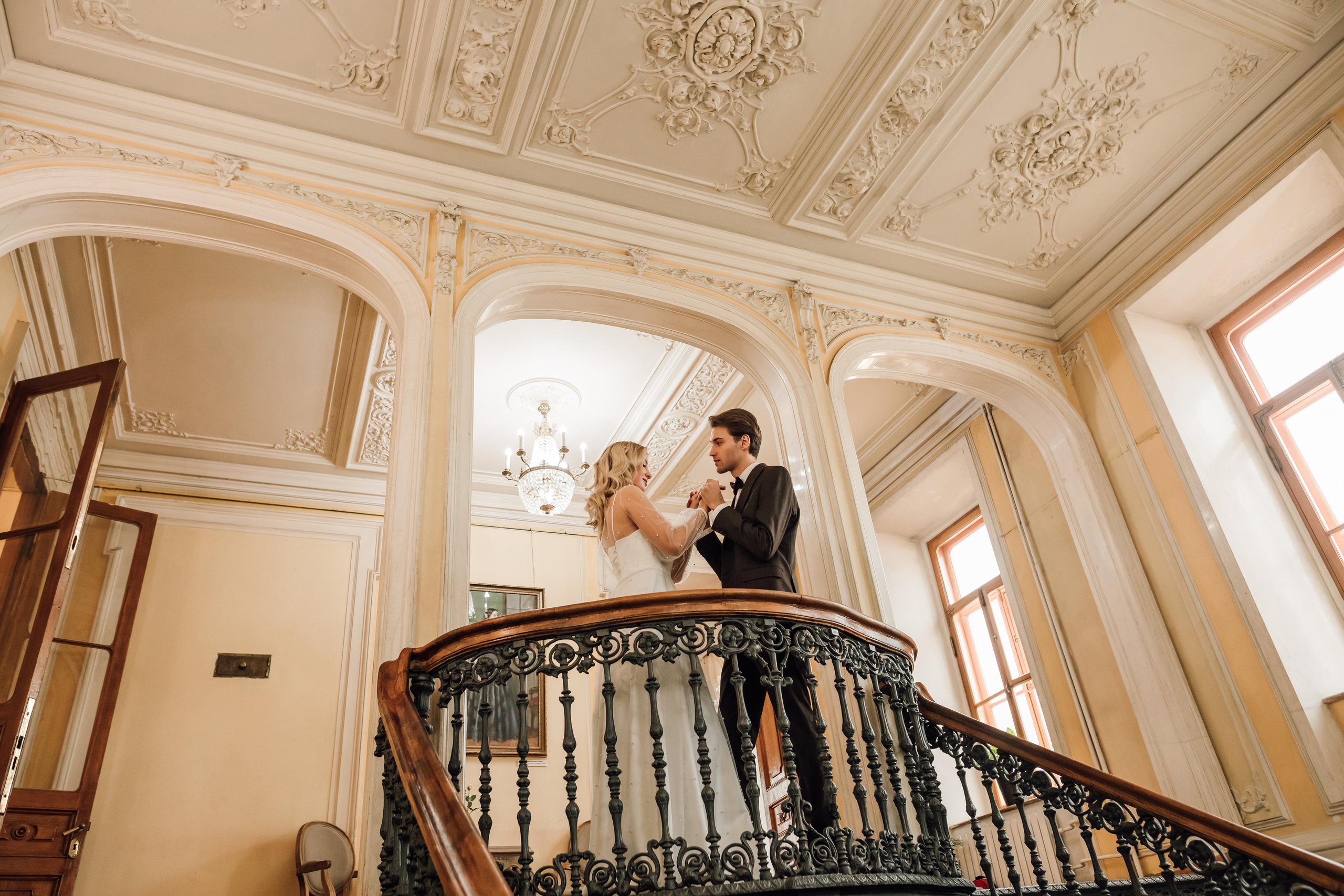 Анна и Андрей. Библиотека им. Пушкина. Свадебный и семейный фотограф в Москве Евгения Лисина